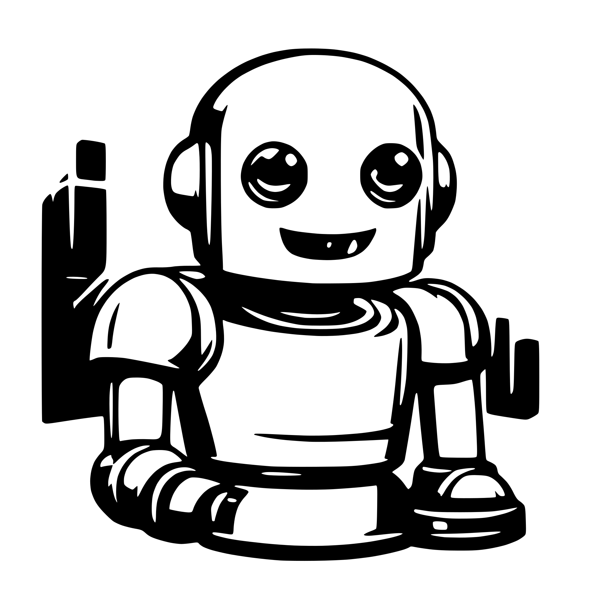 AI-generated SVG of 'bot chat'