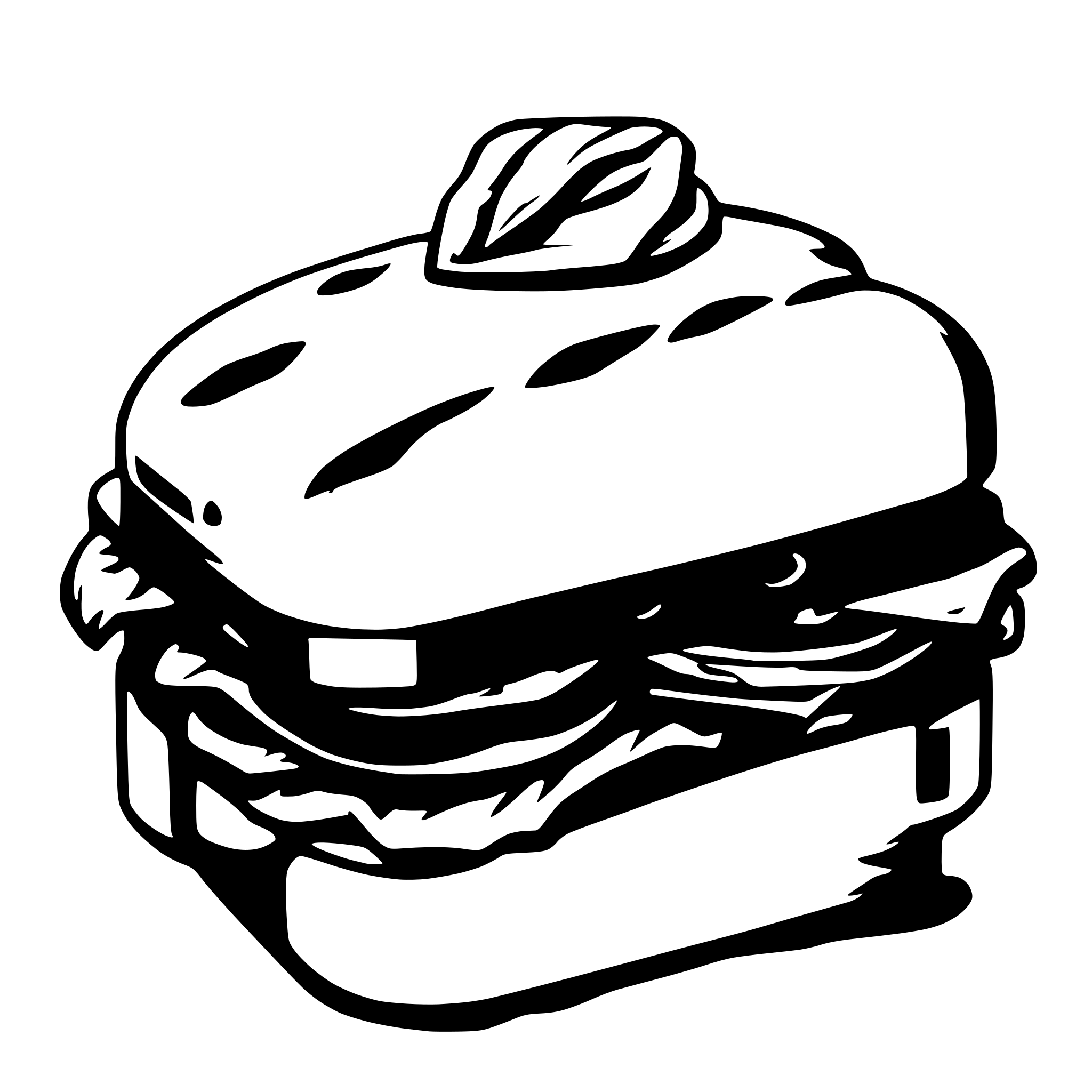 AI-generated SVG of a sandwich