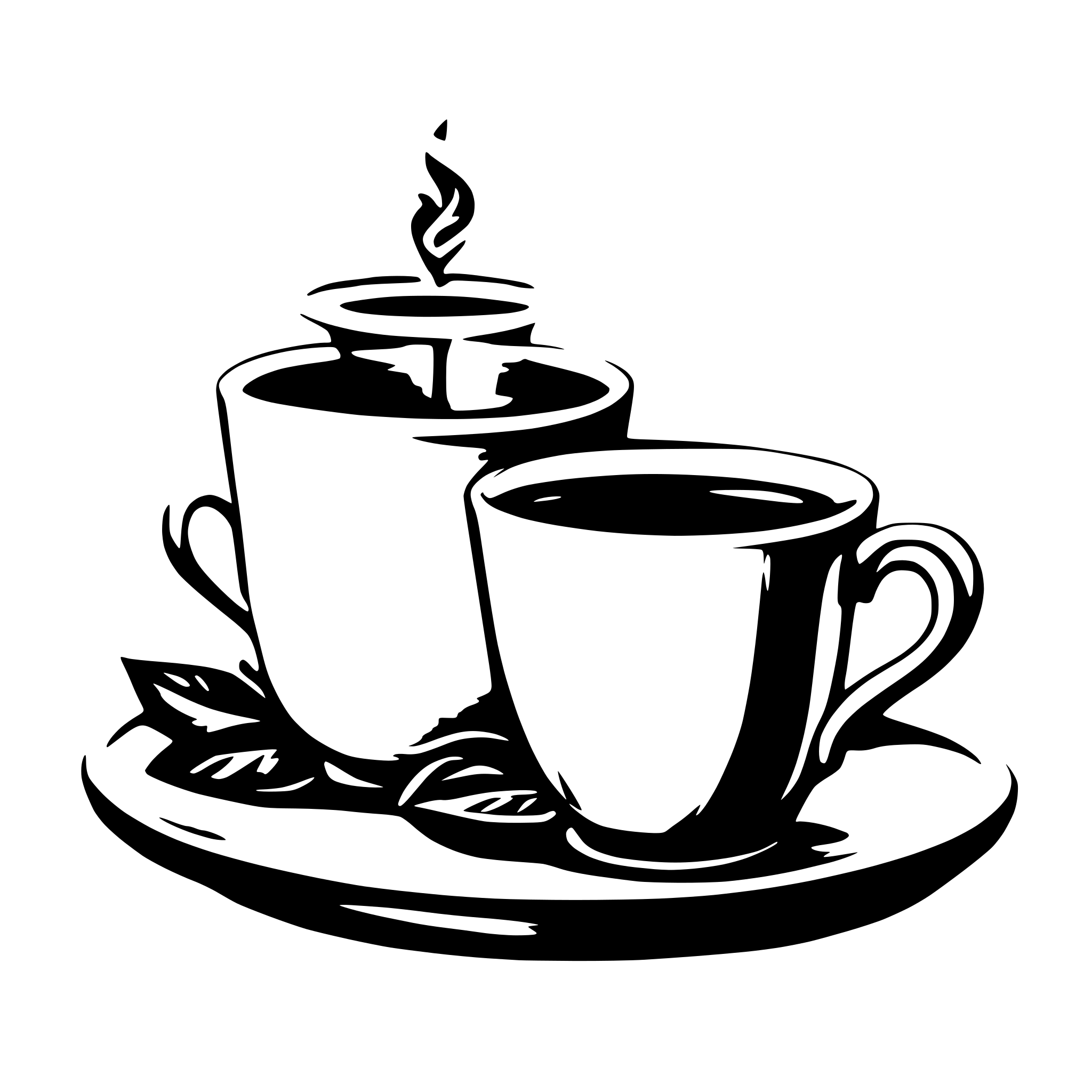 AI-generated SVG of 'a cup of tea'