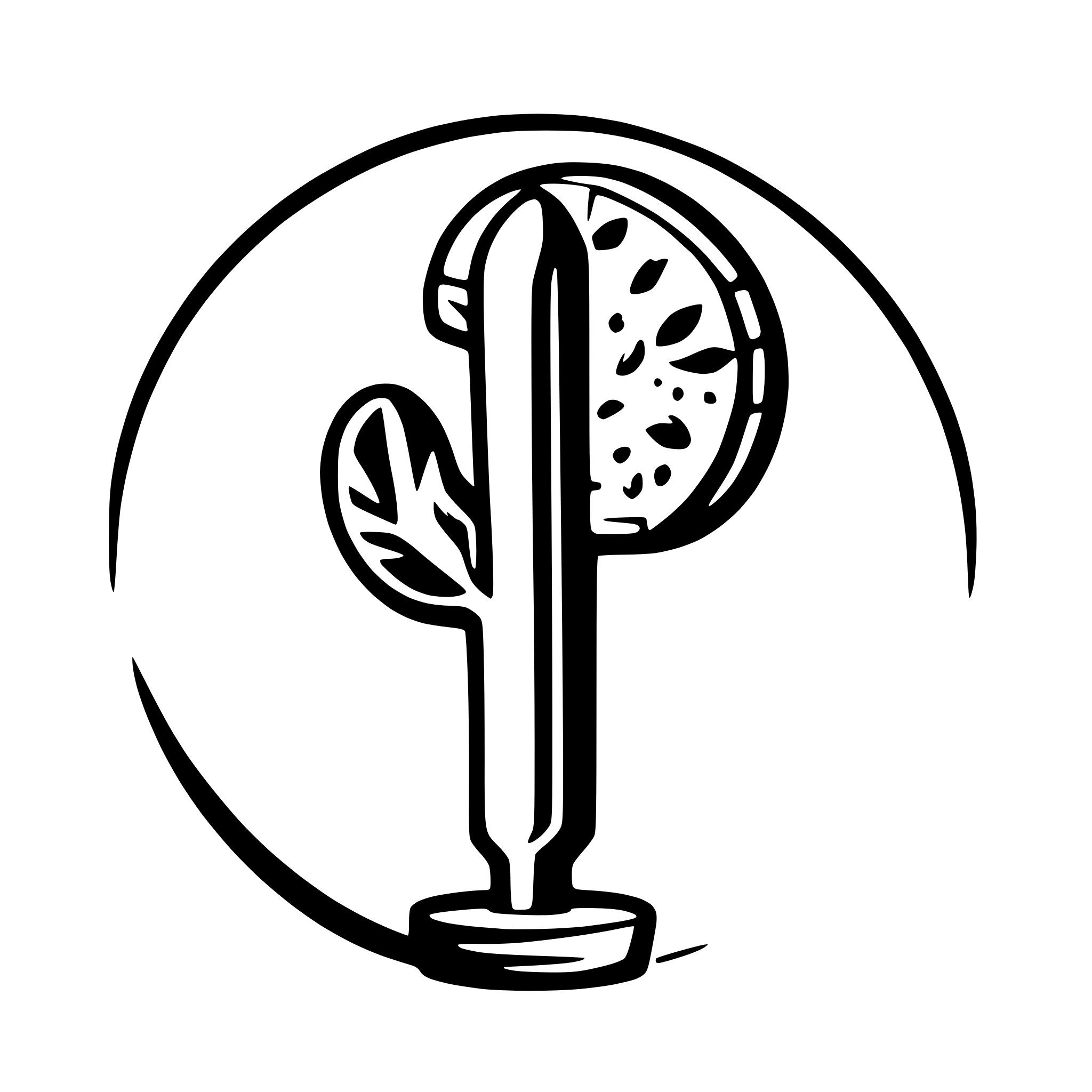 AI-generated SVG of a pizza with a cactus behind