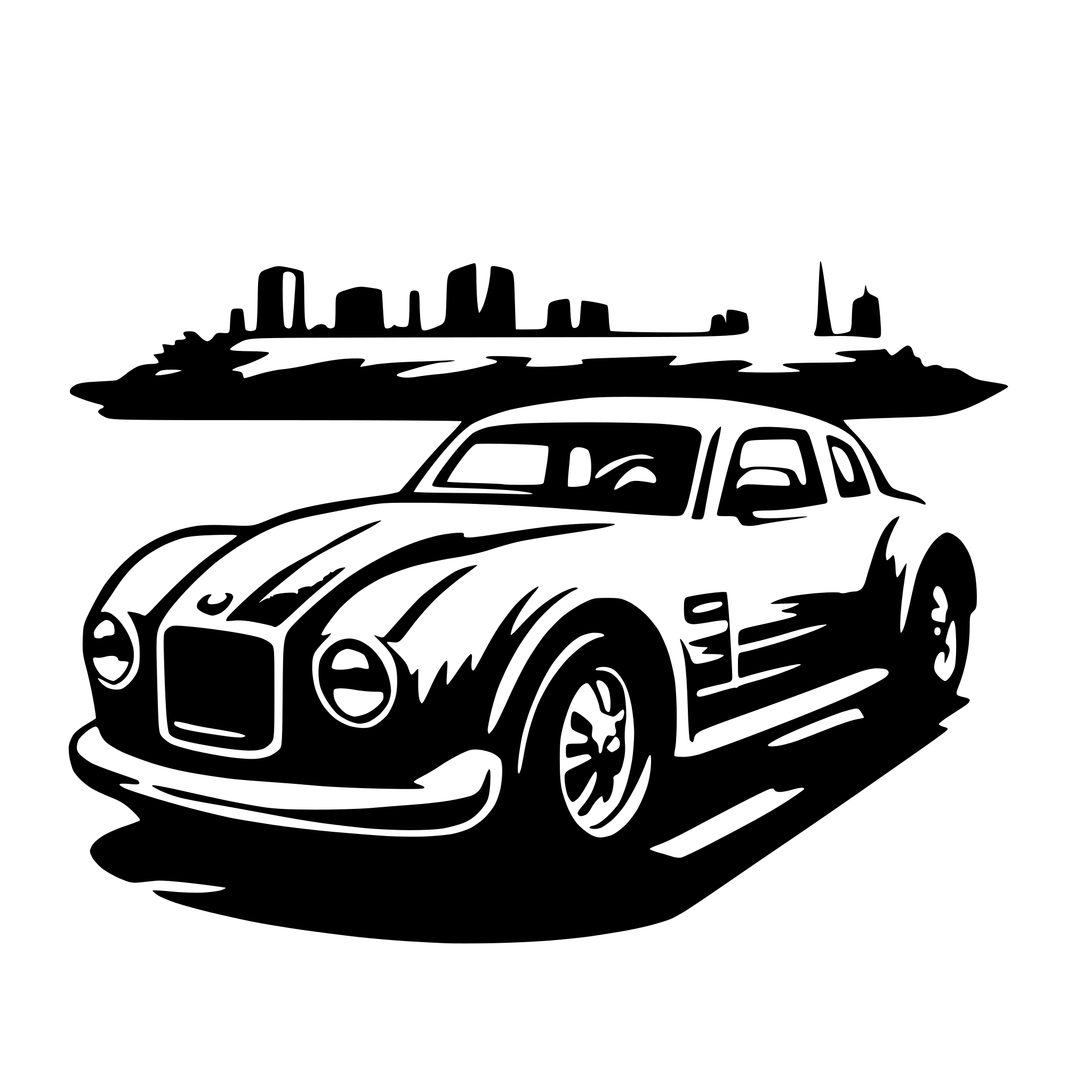 AI-generated SVG of a Create a car