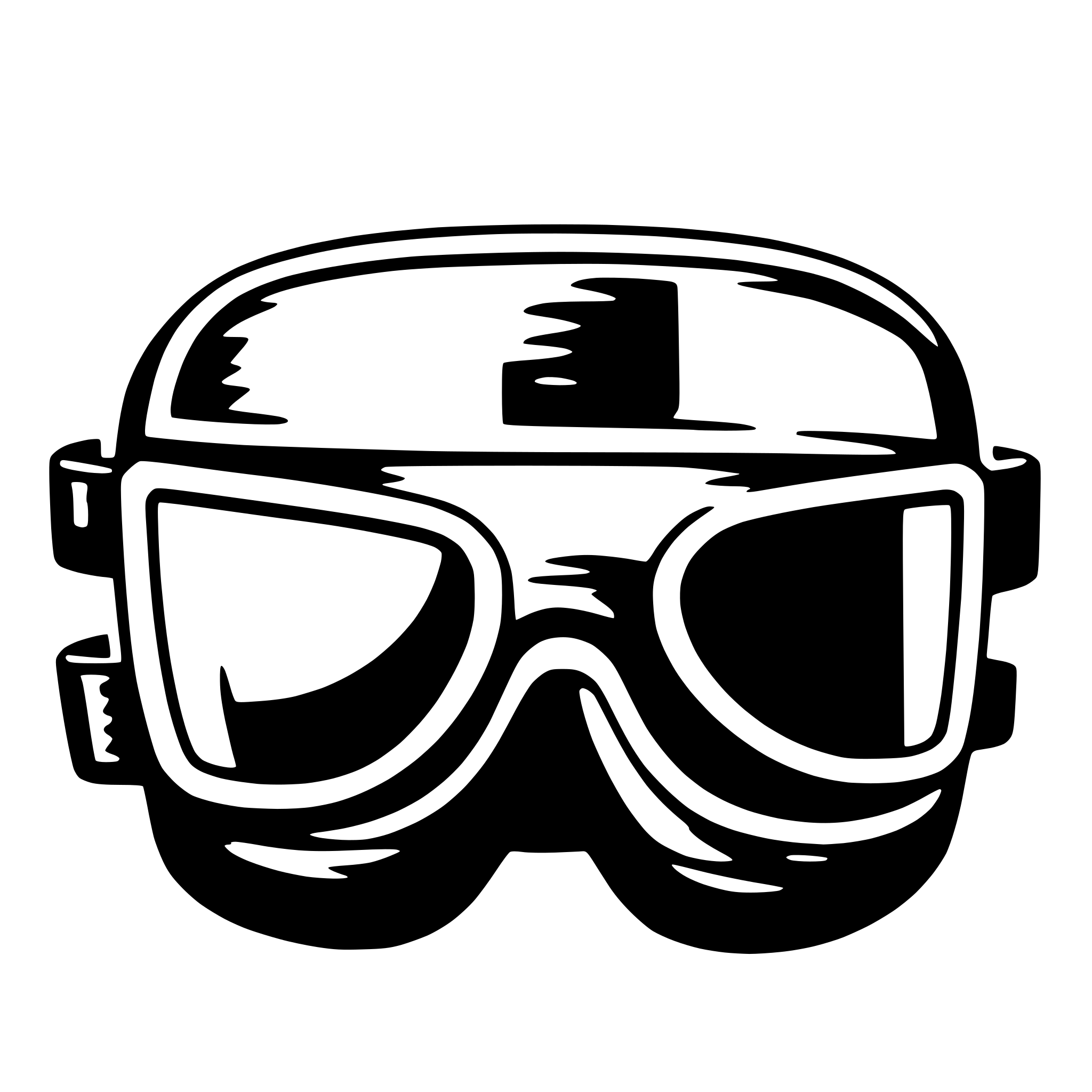 AI-generated SVG of a goggles