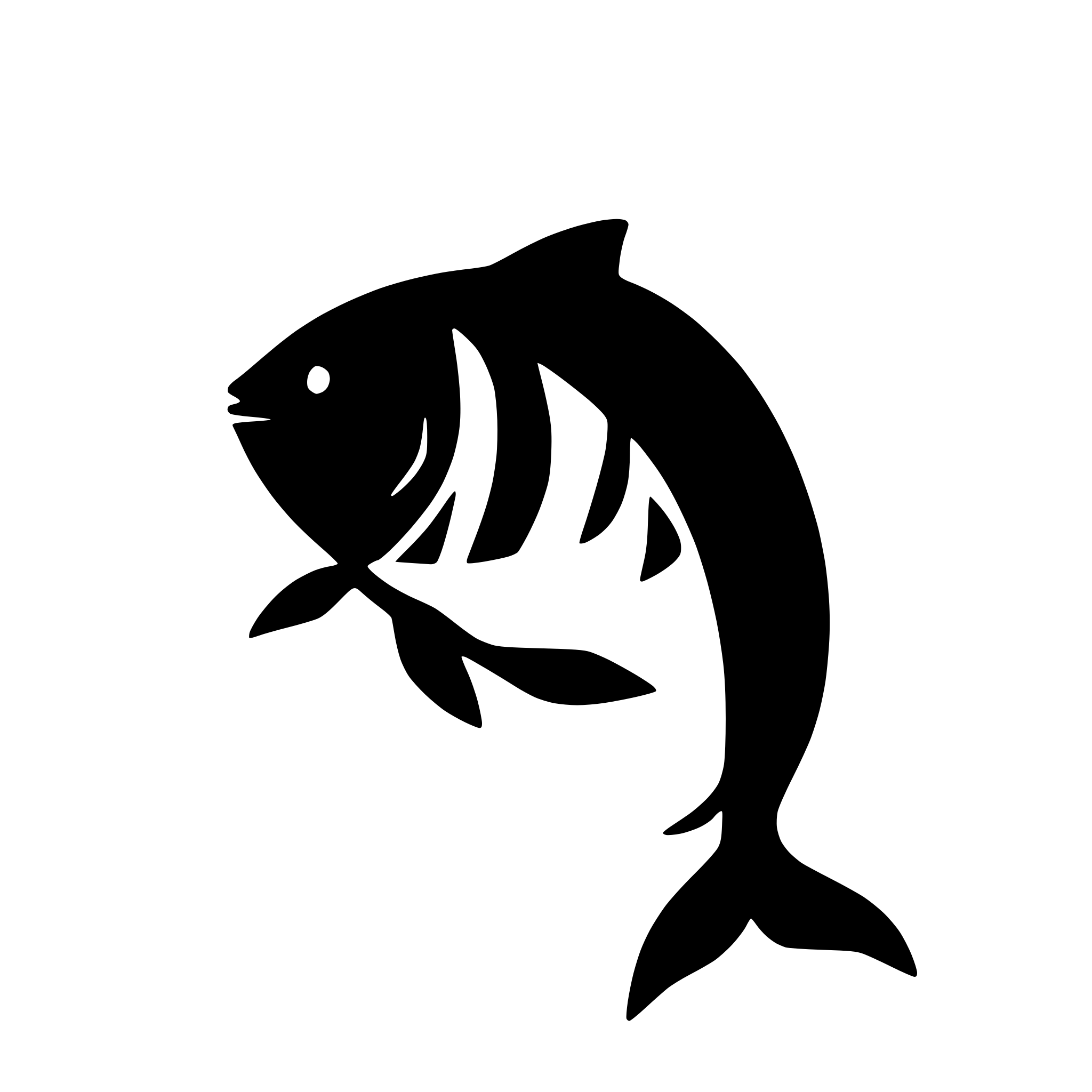 AI-generated SVG of a fish