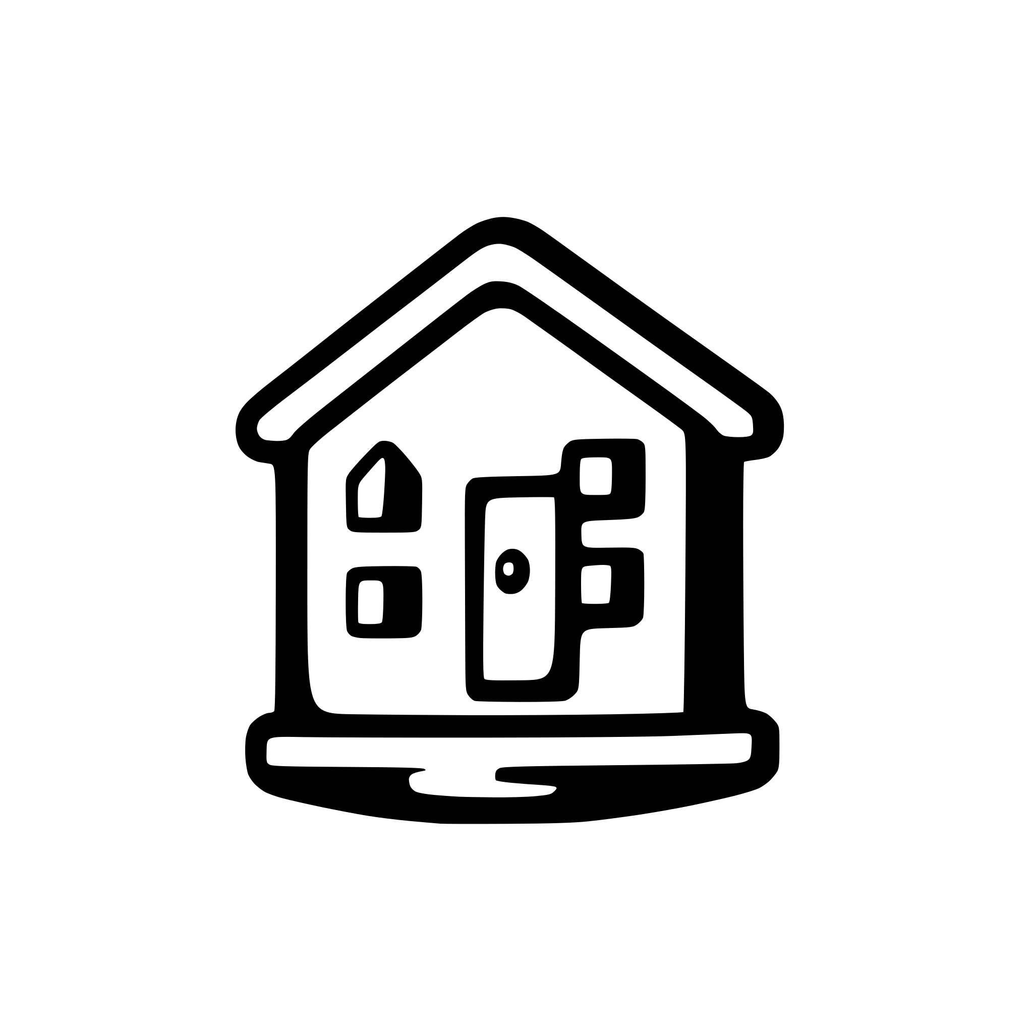 AI-generated SVG of a house