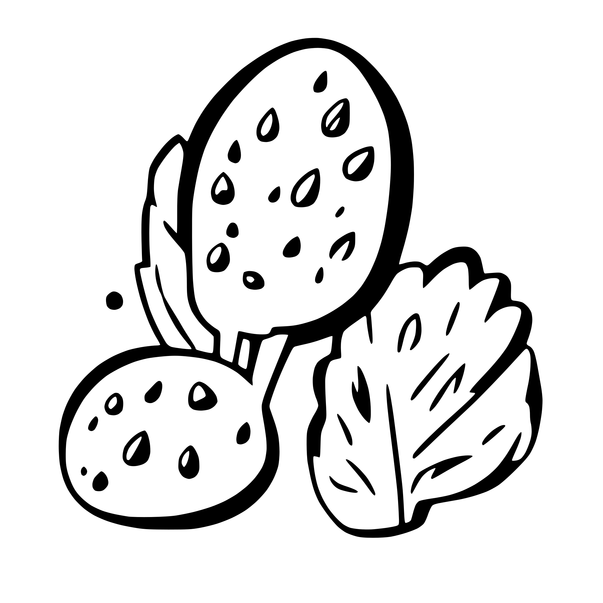 AI-generated SVG of 'Generate scattered vegetables'