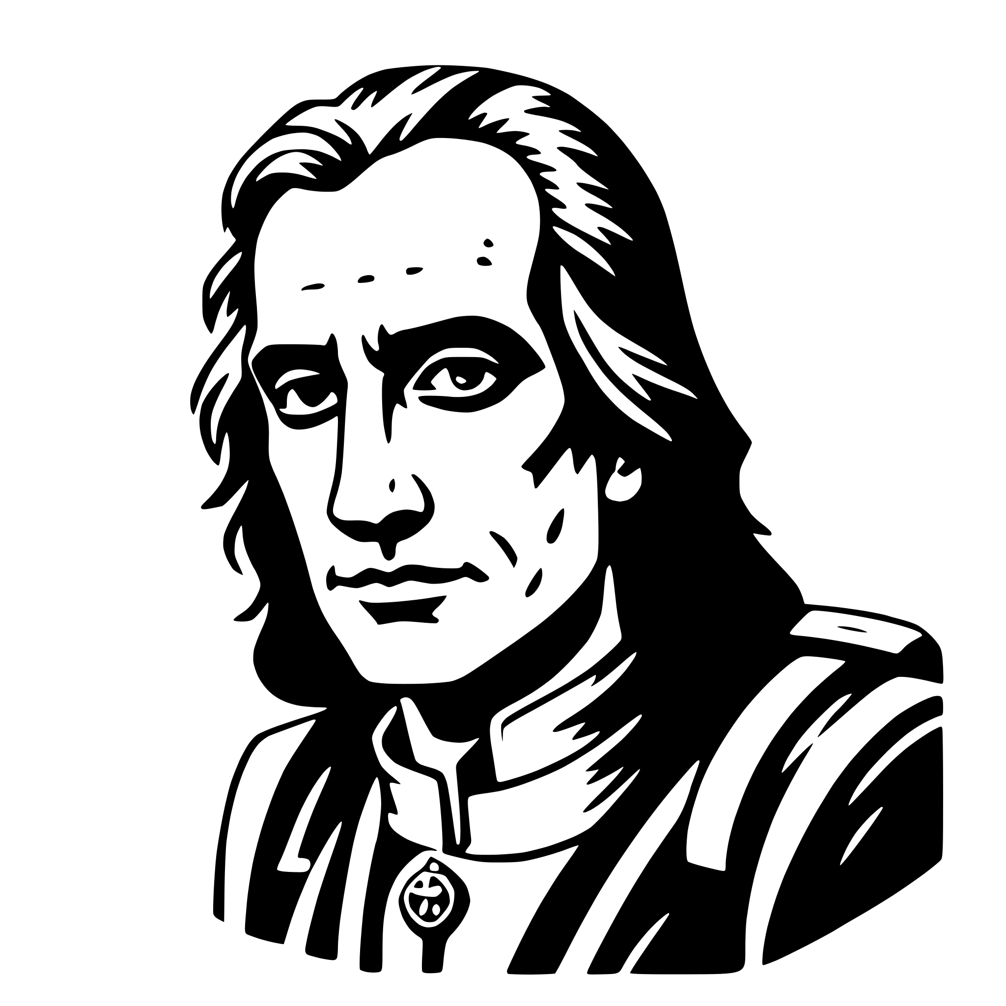AI-generated SVG of a marduk