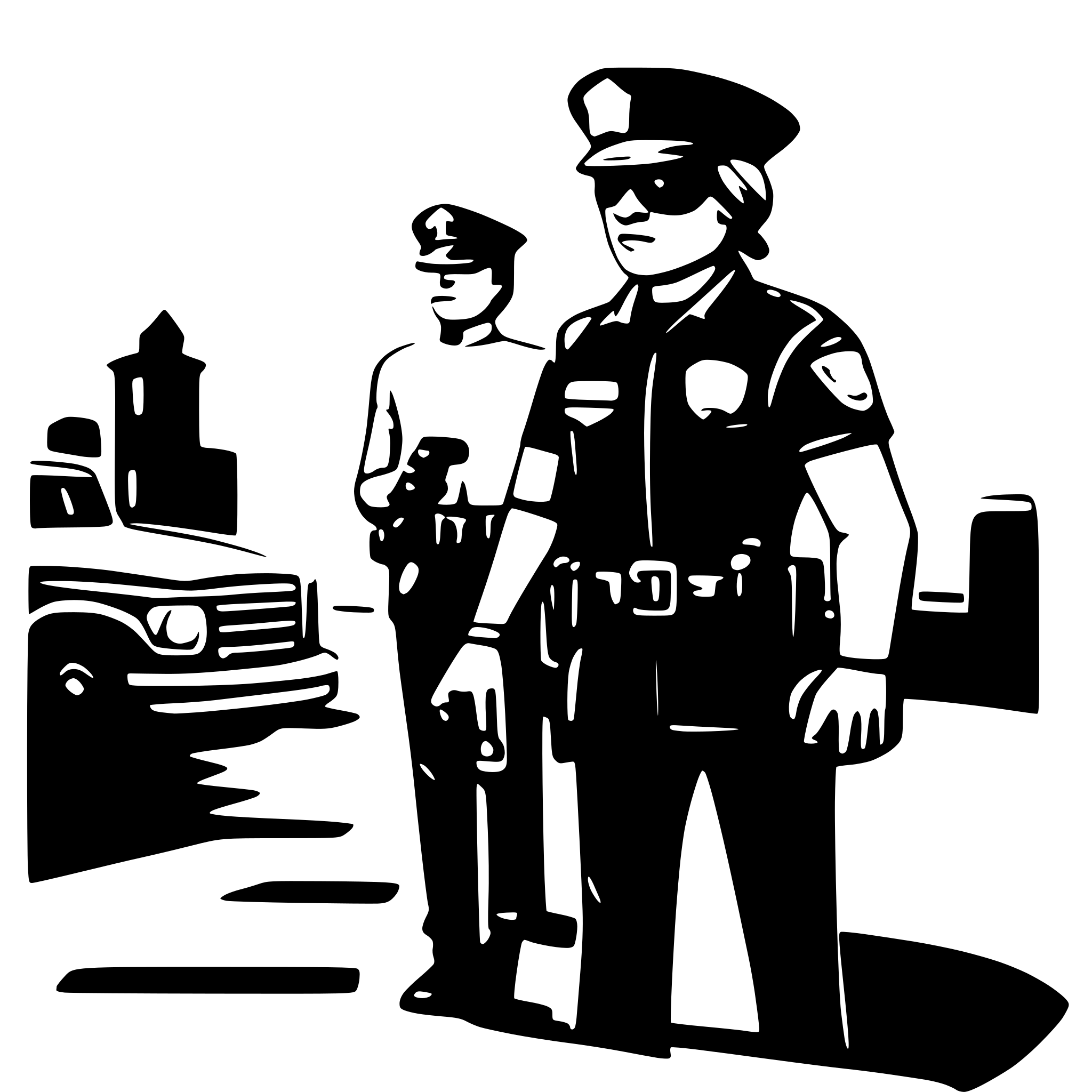 AI-generated SVG of 'Police'