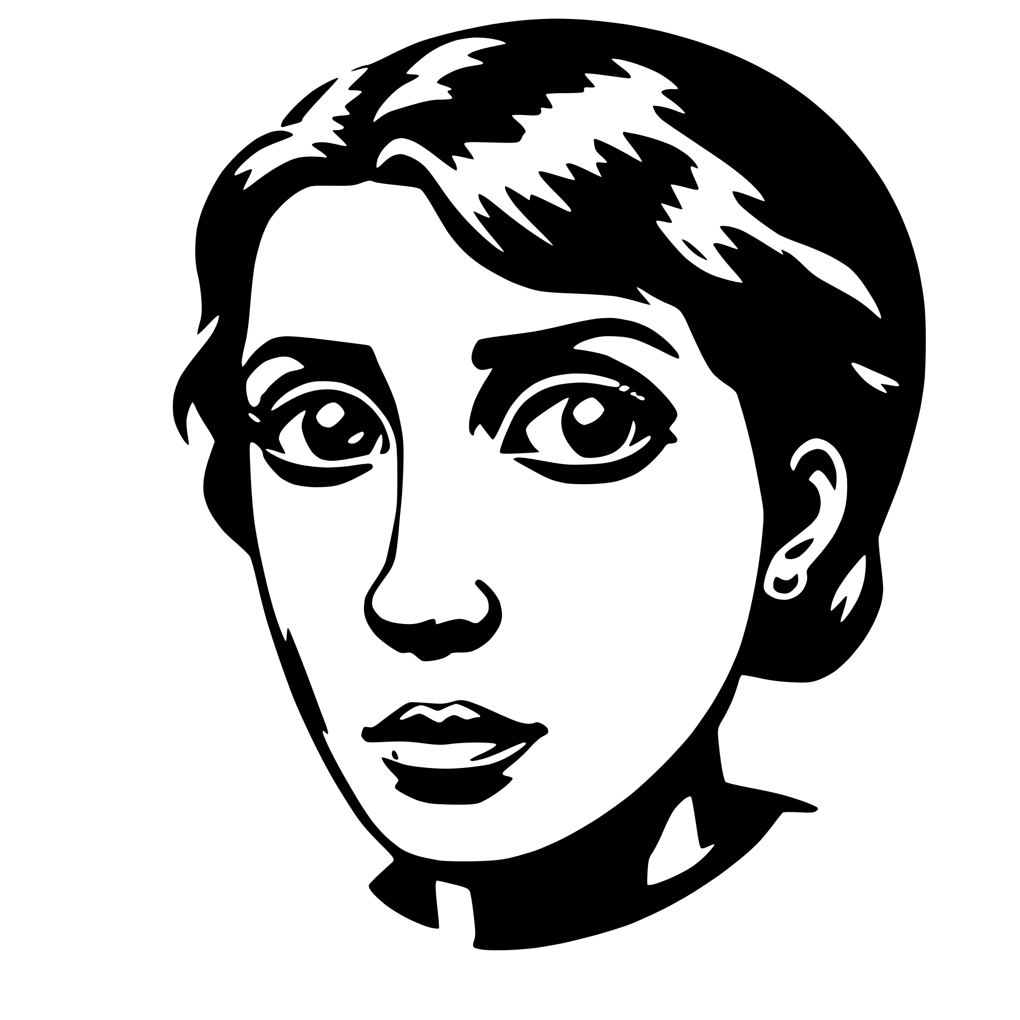 AI-generated SVG of 'sad face'
