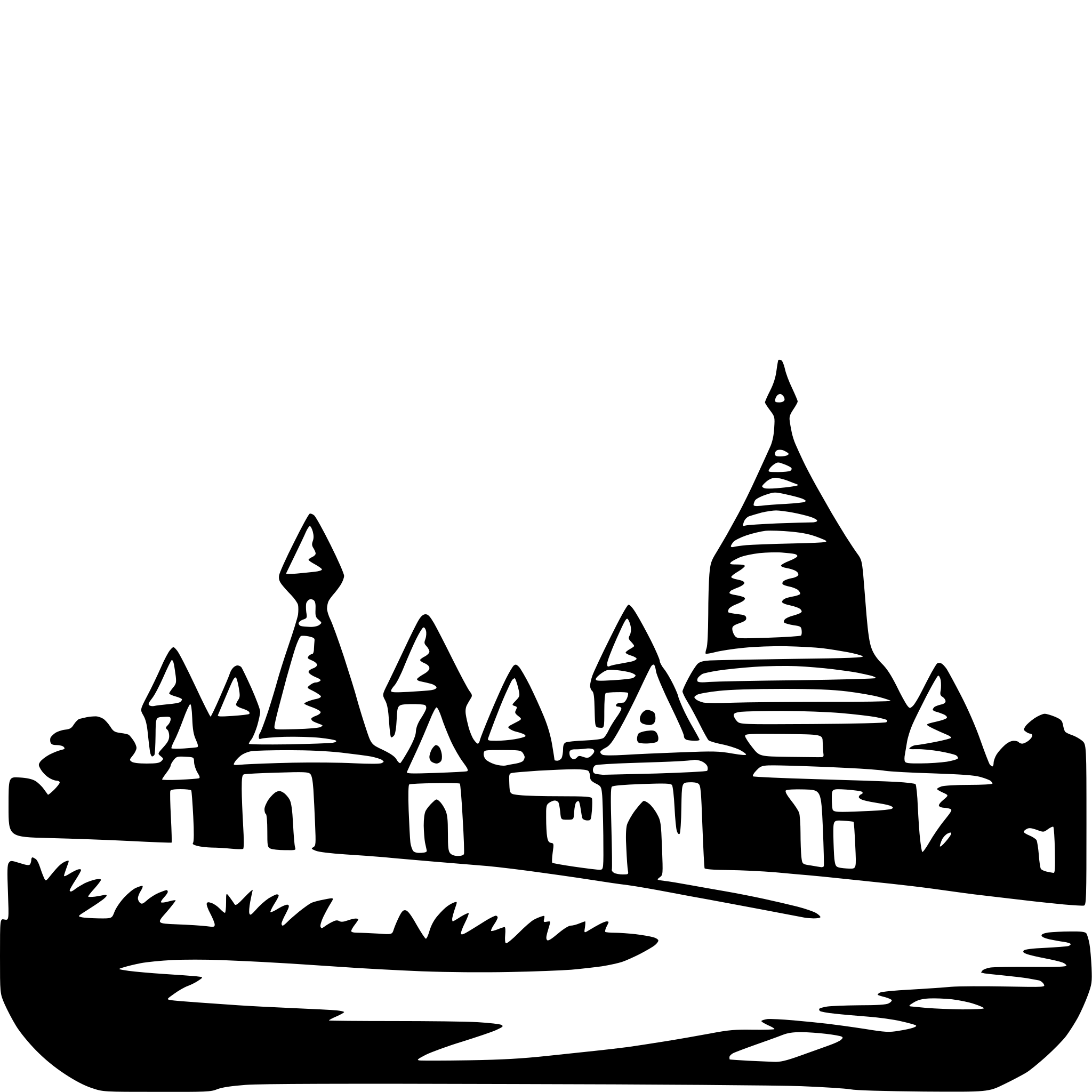 AI-generated SVG of 'bagan temples'