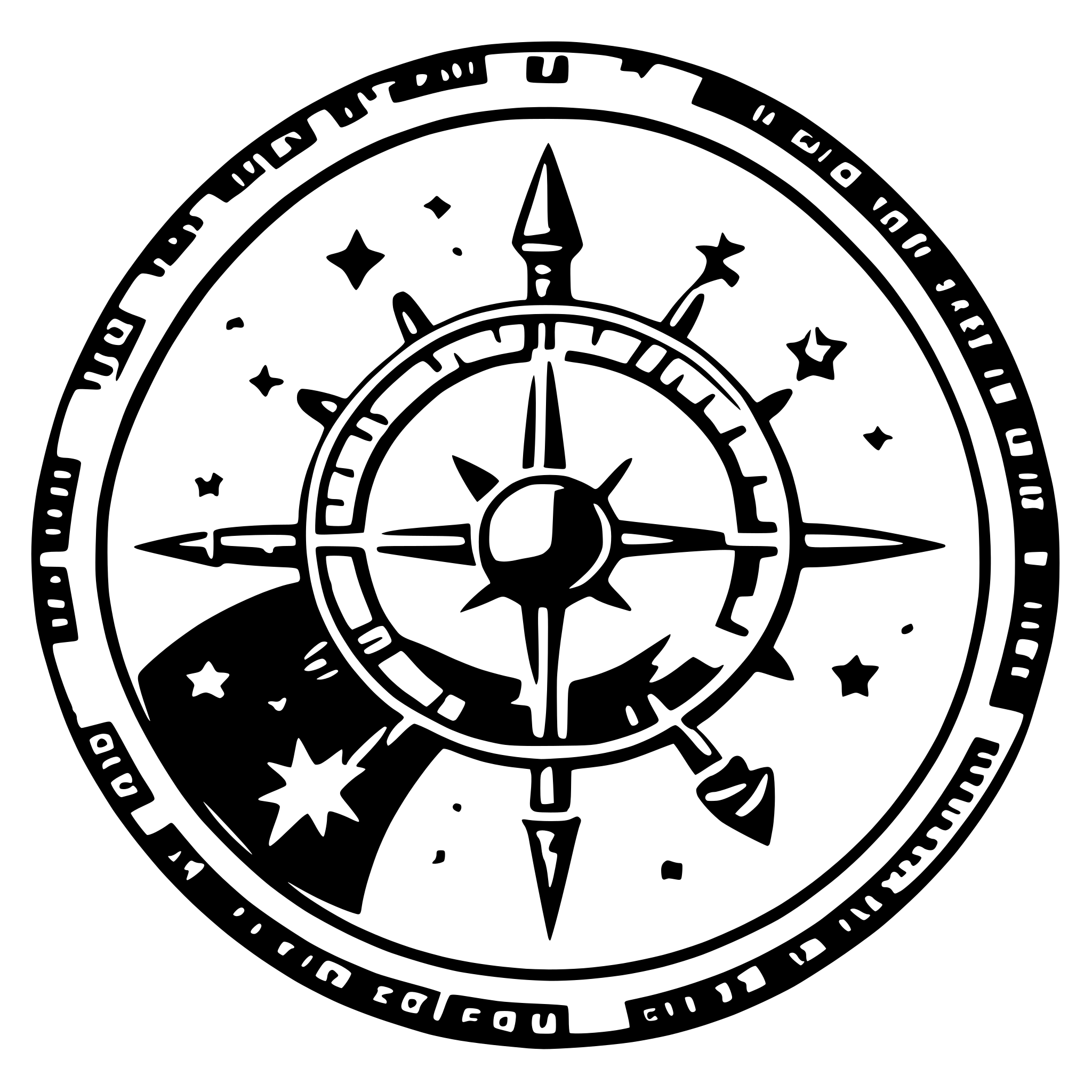 AI-generated SVG of a astrology