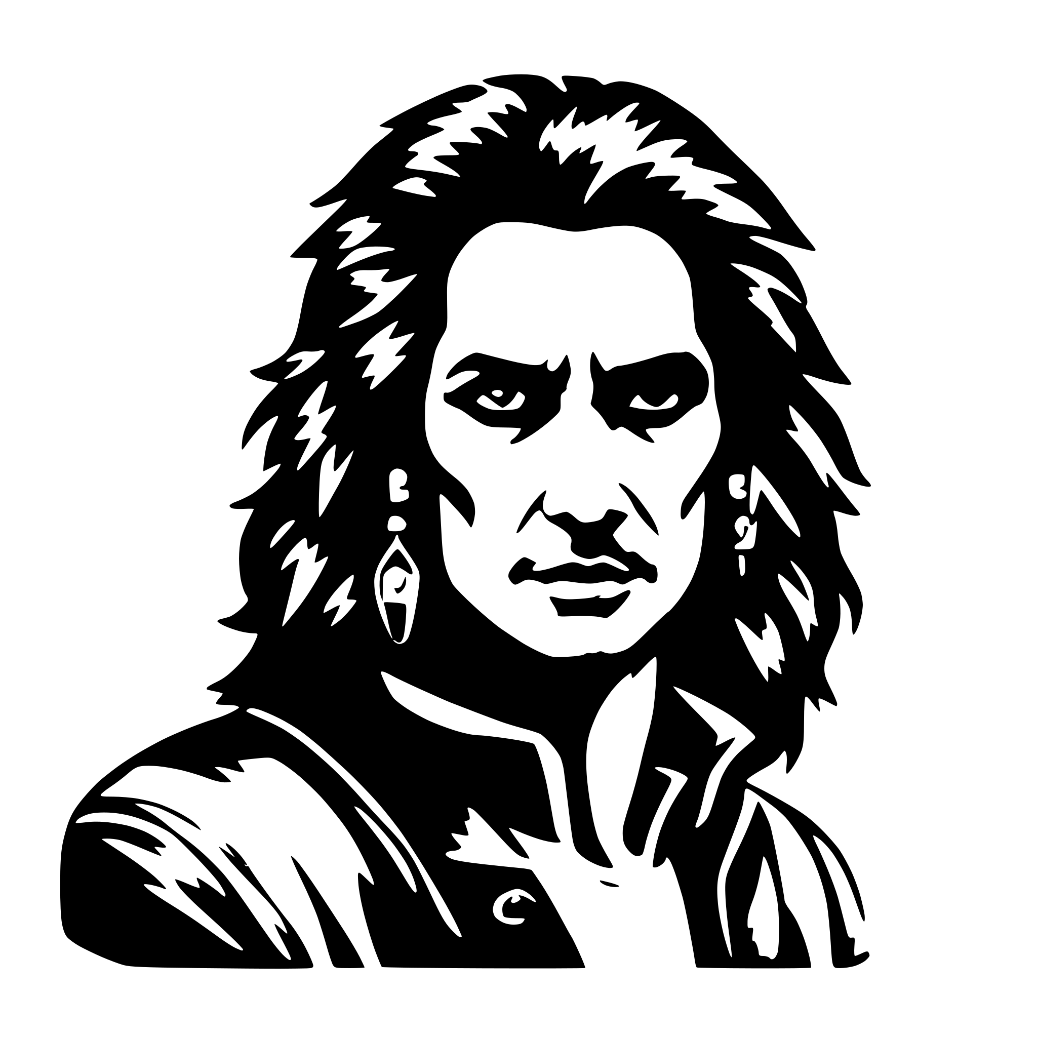 AI-generated SVG of 'lobo'