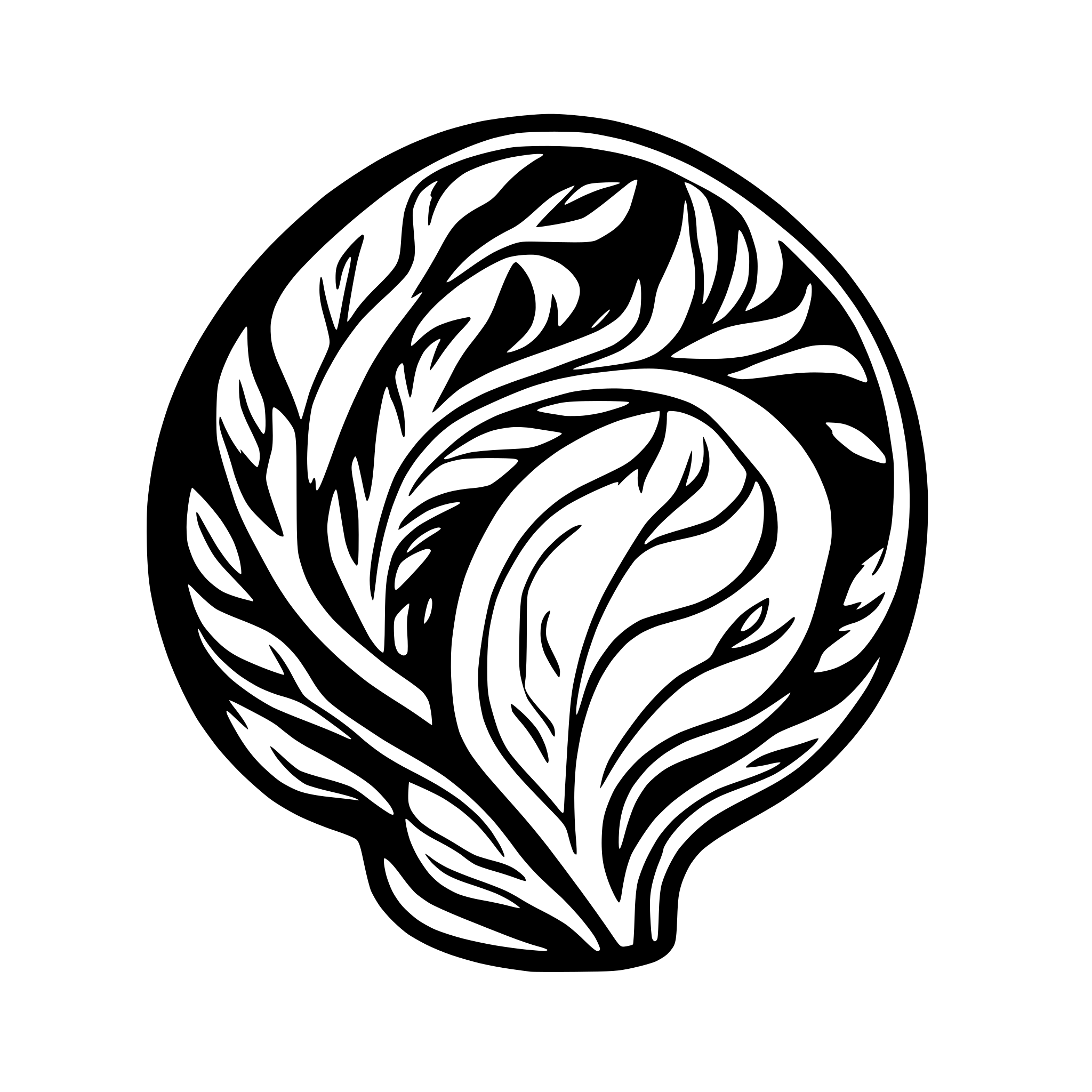 AI-generated SVG of a obsidian