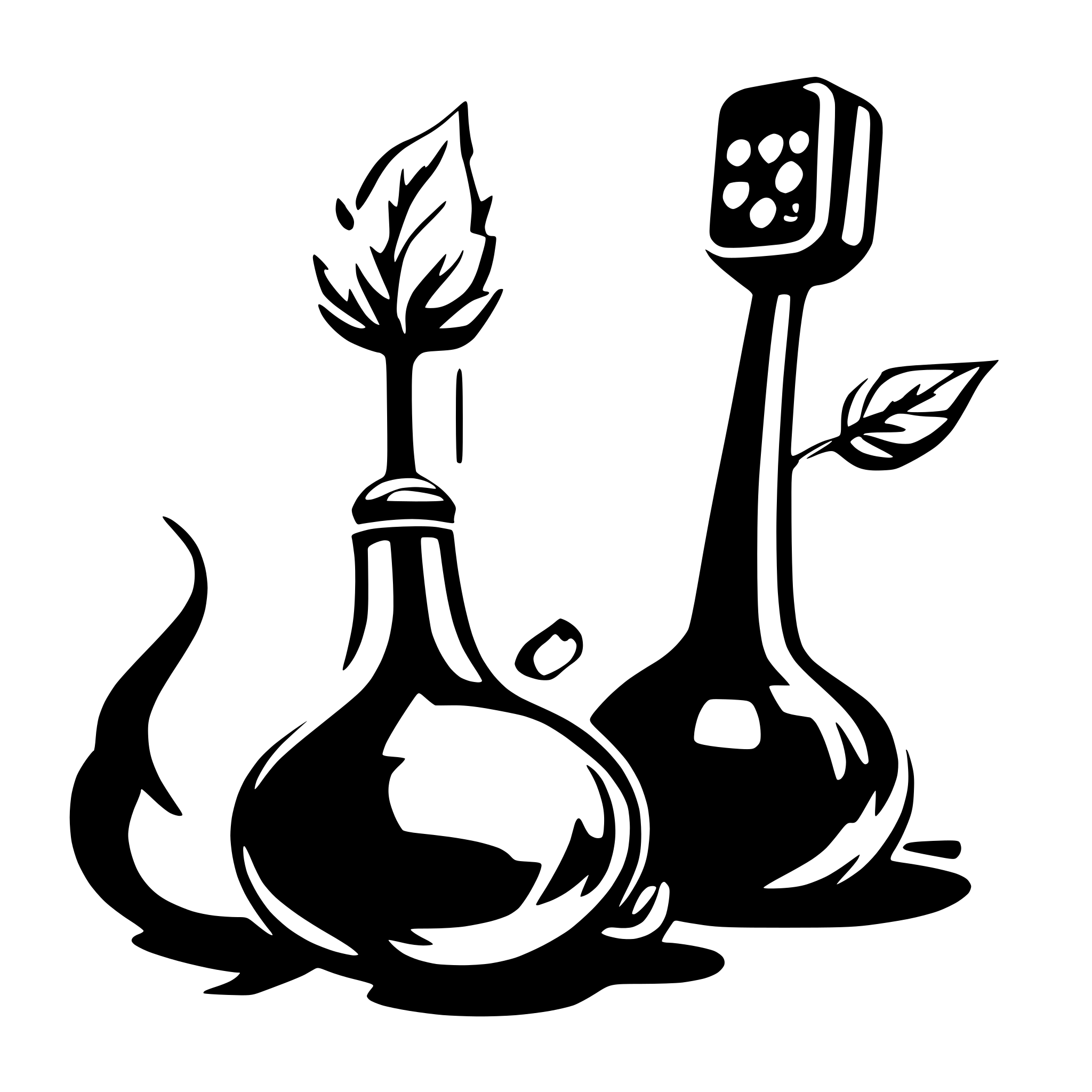 AI-generated SVG of a onion talking on a cell phone