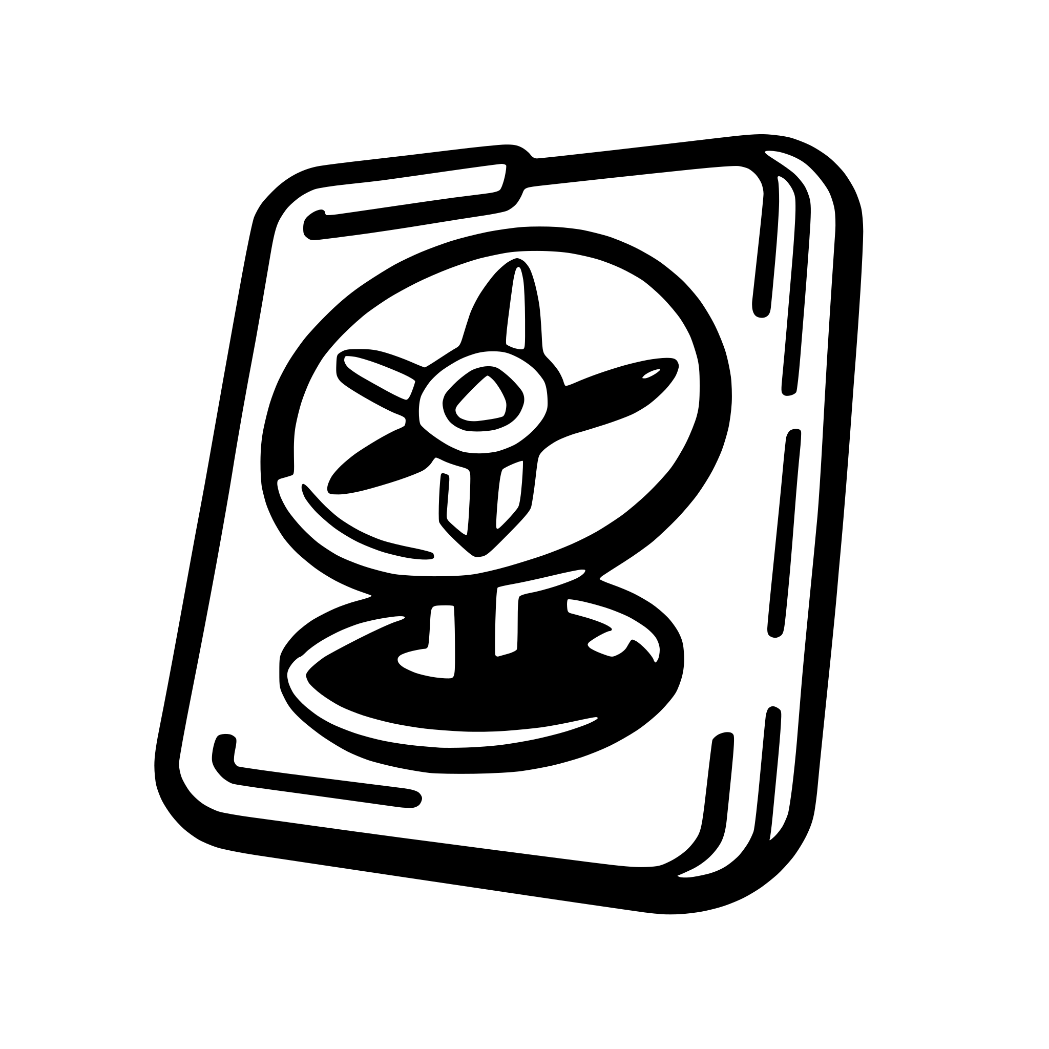 AI-generated SVG of a destiny data explorer icon