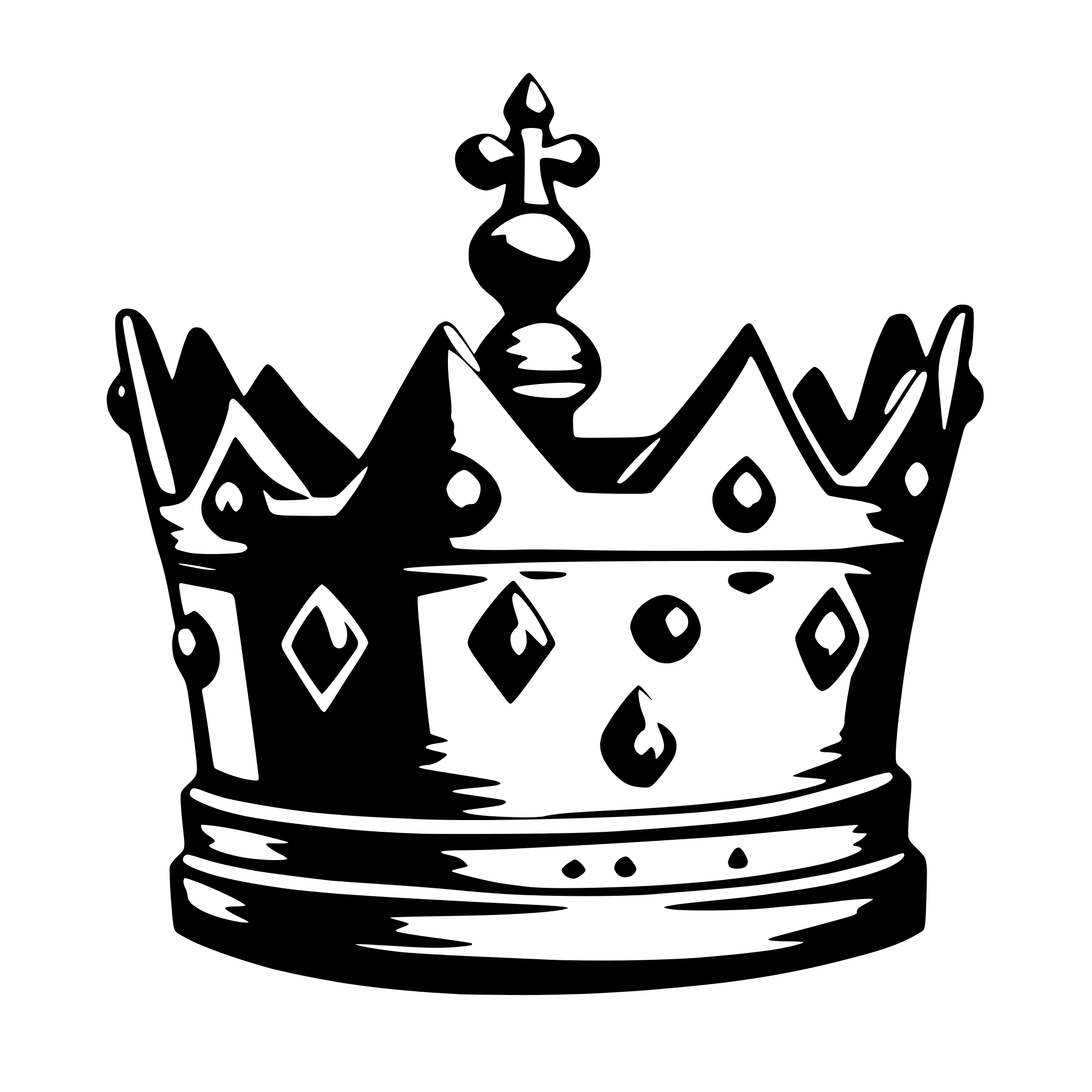 AI-generated SVG of a crown
