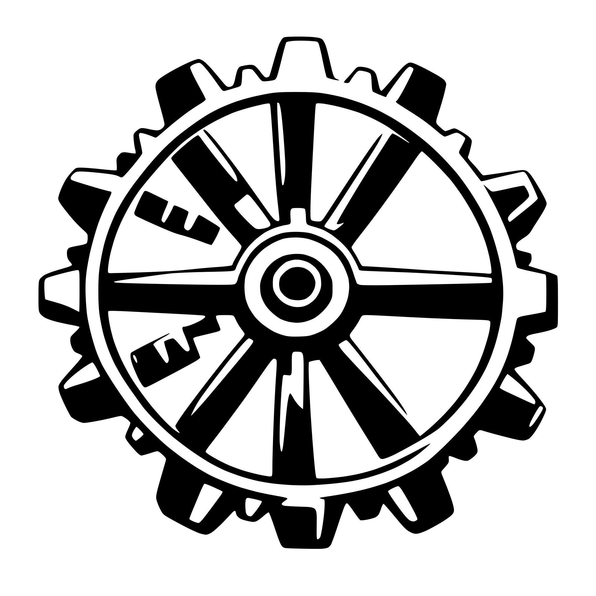 AI-generated SVG of 'settings cog'