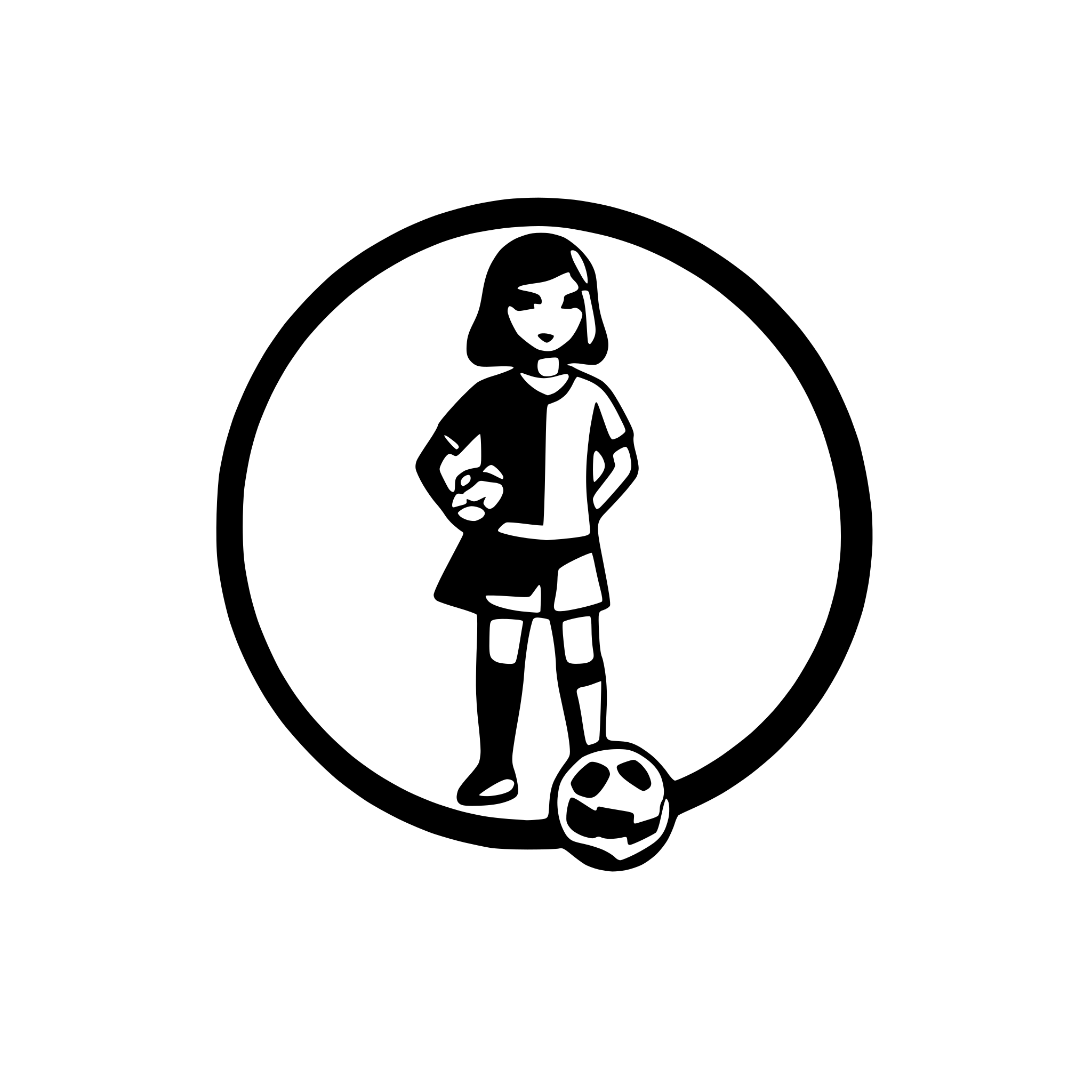 AI-generated SVG of a soccer player