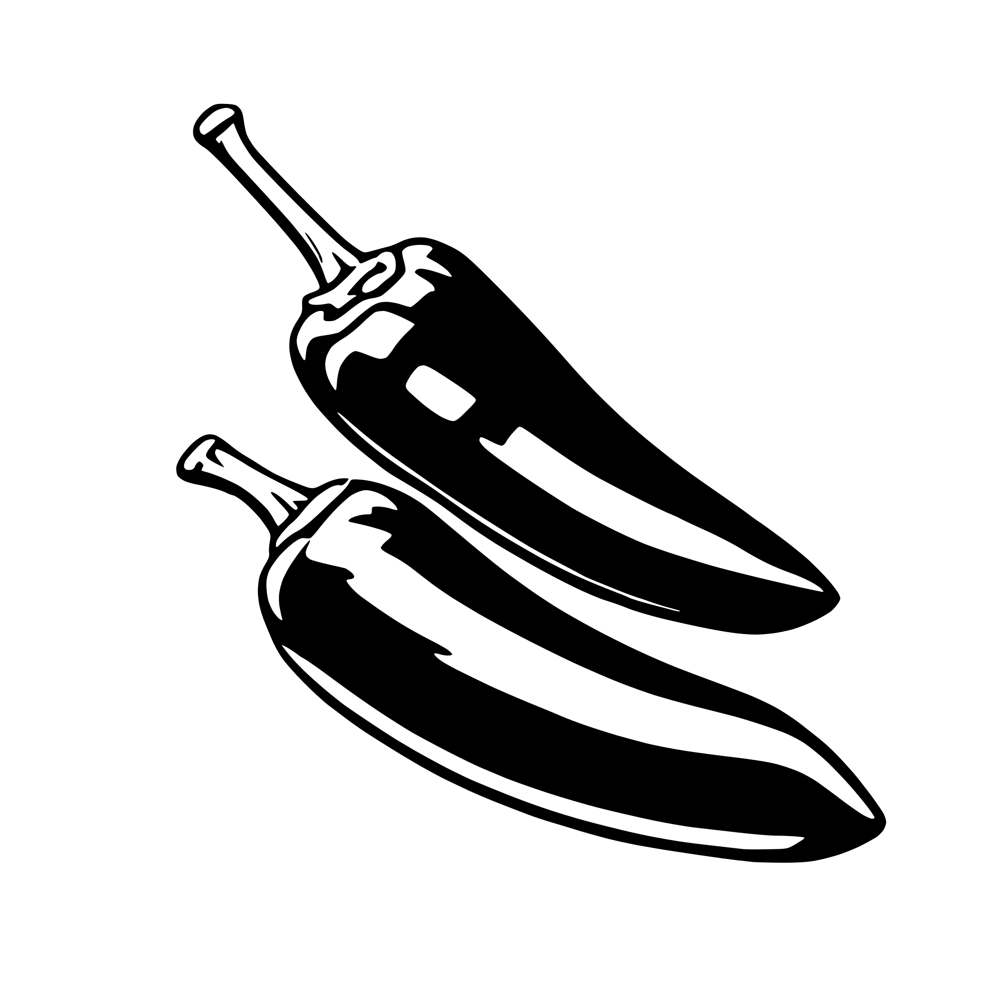 AI-generated SVG of 'chili'