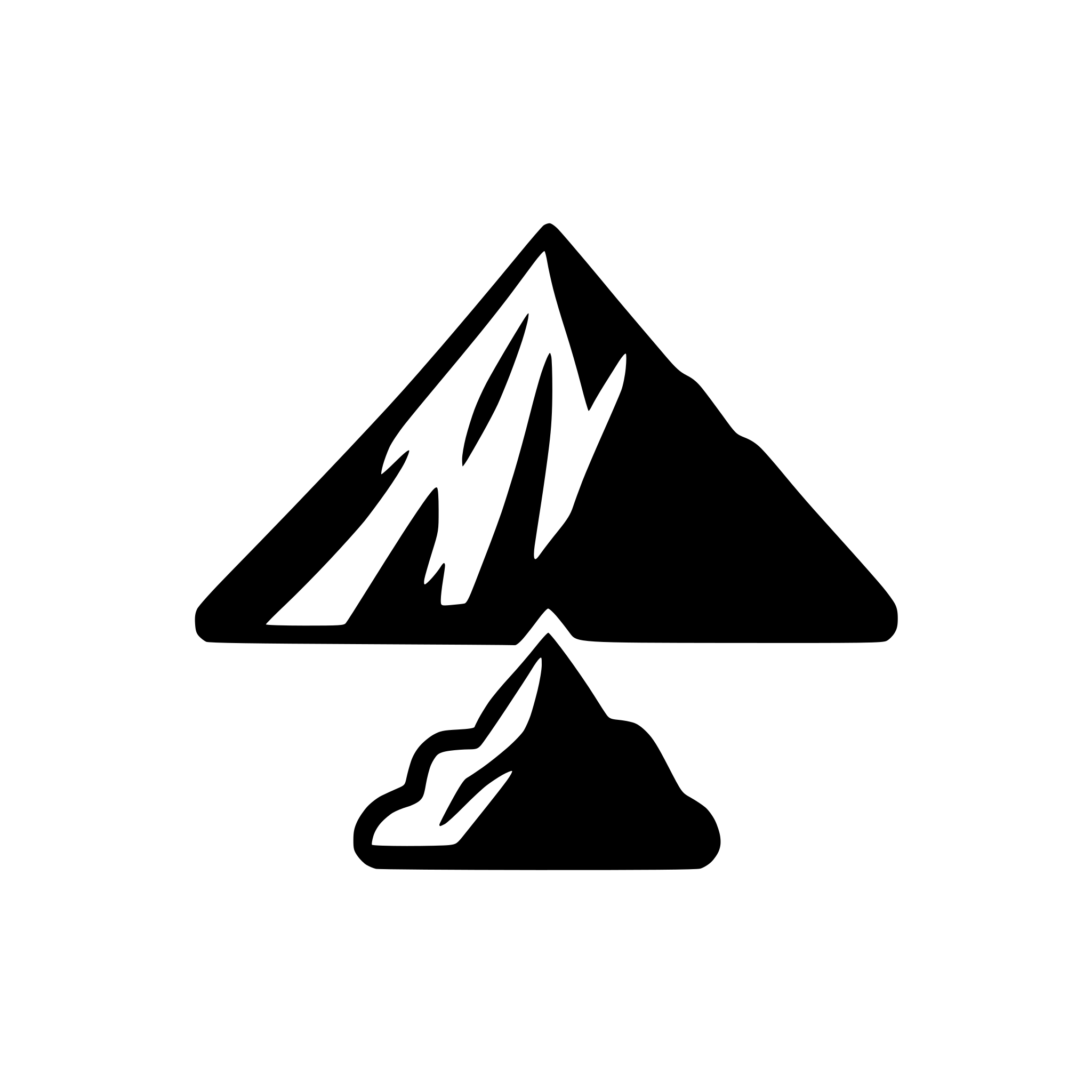 AI-generated SVG of a Mountain with show logo