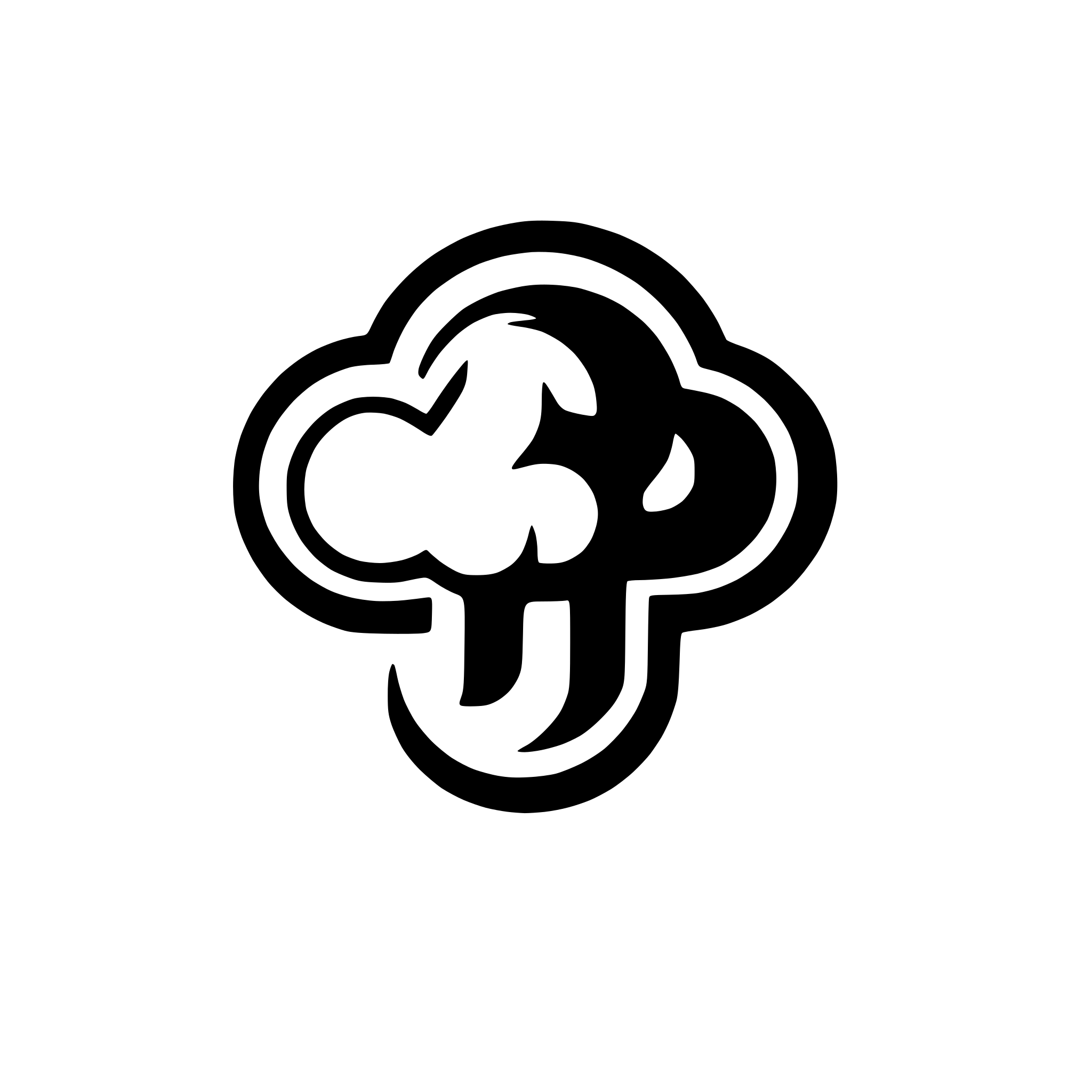 AI-generated SVG of a stylized cloud with three puffs