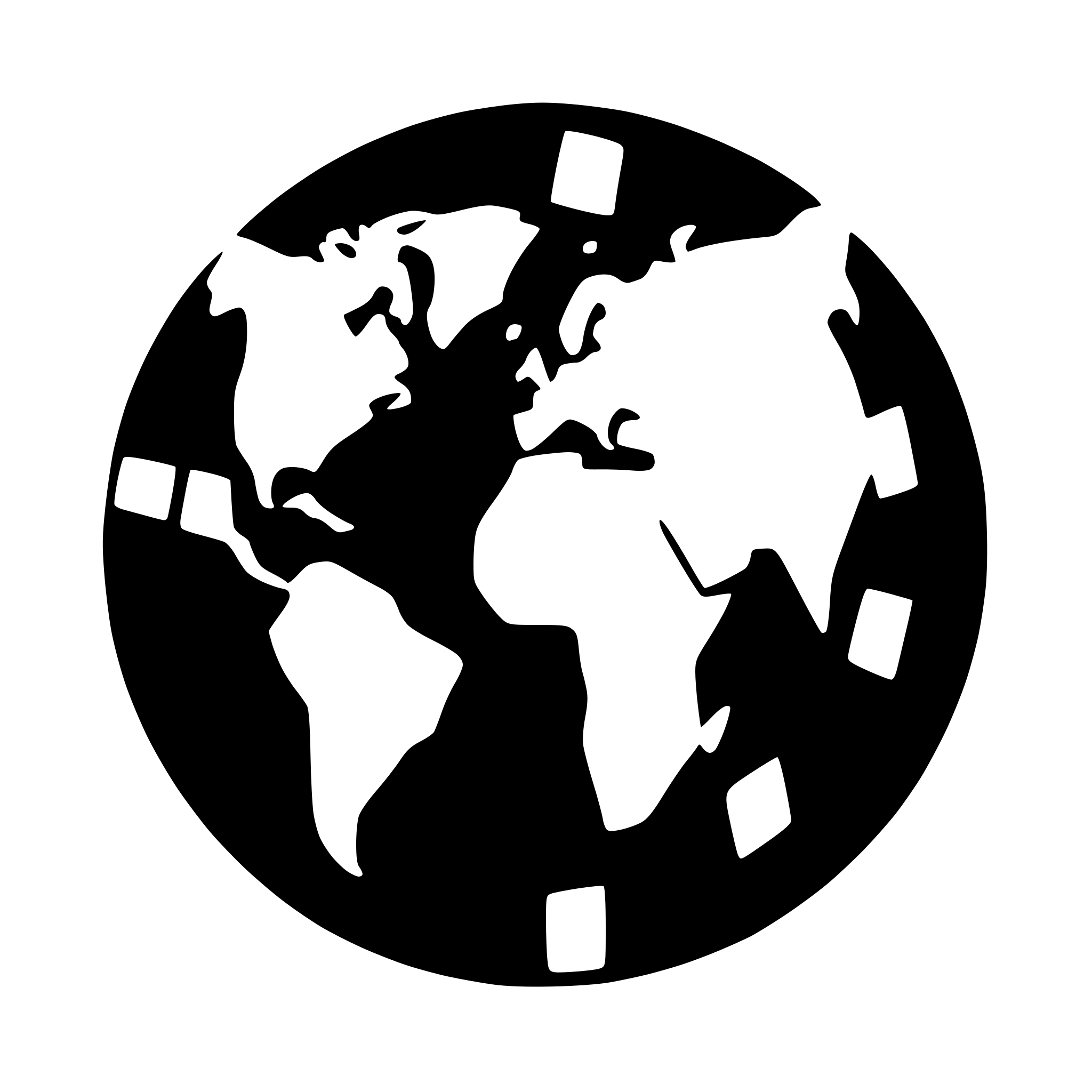 AI-generated SVG of a world map with grid tiling system