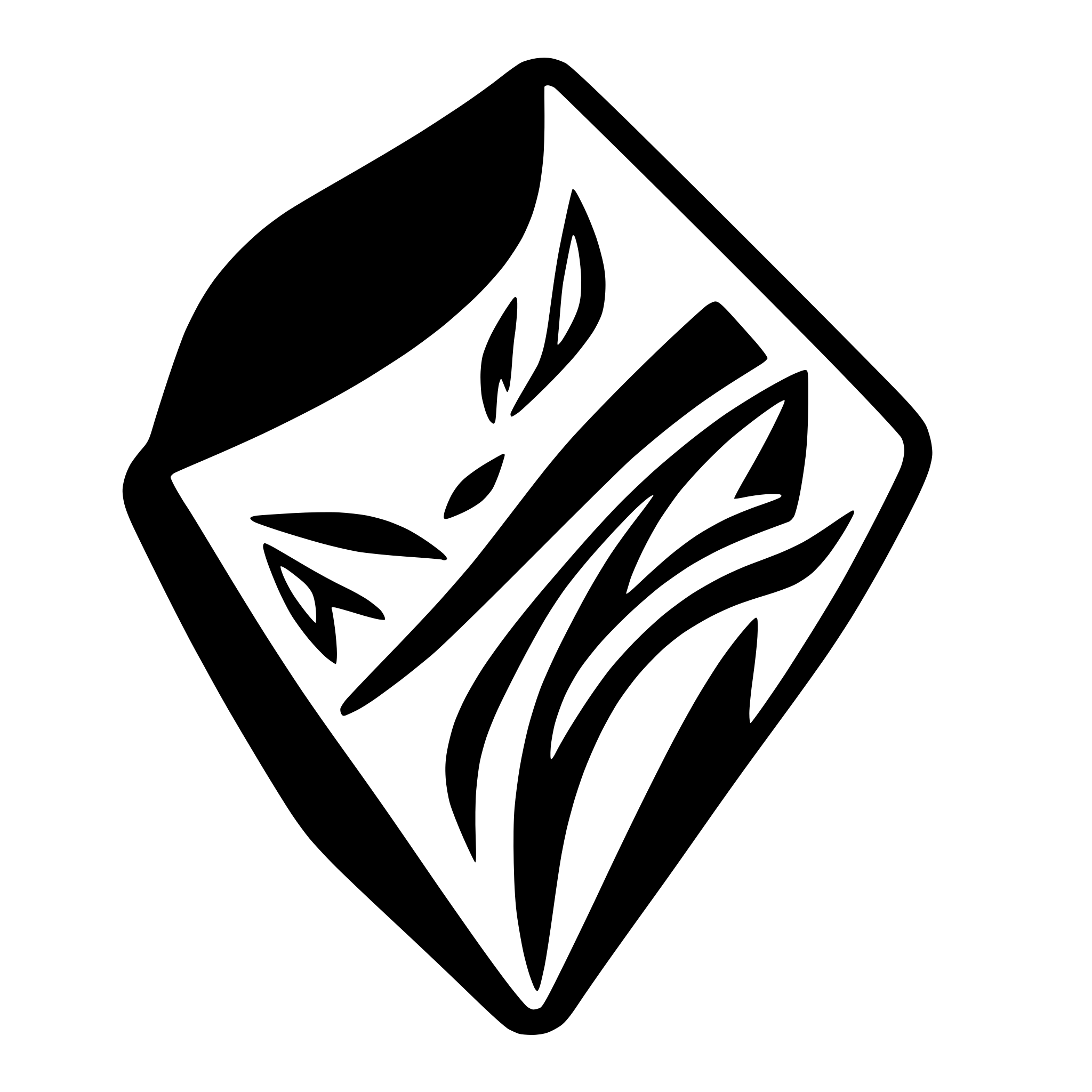 AI-generated SVG of a tribal tattoo
