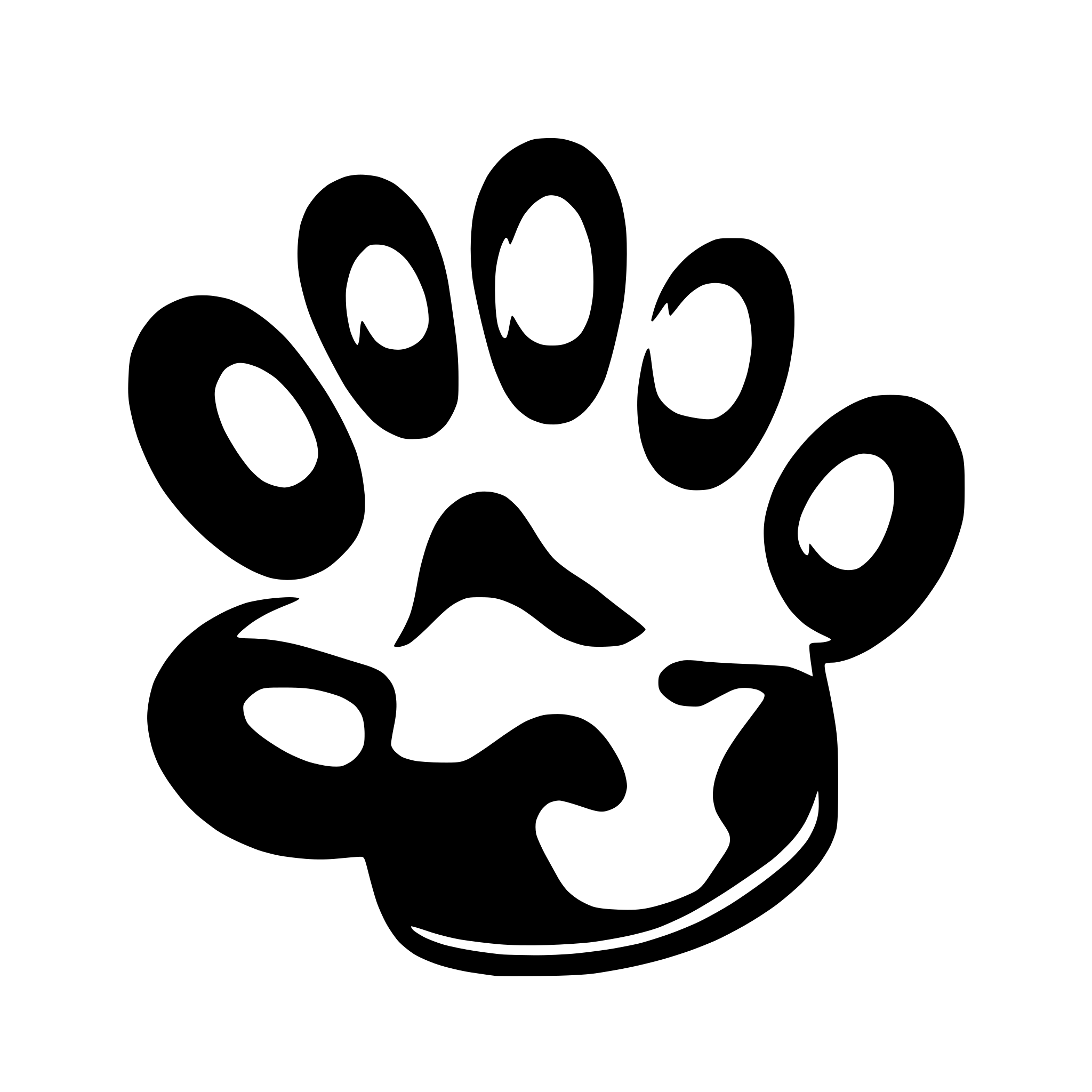 AI-generated SVG of 'background with dogpaws'