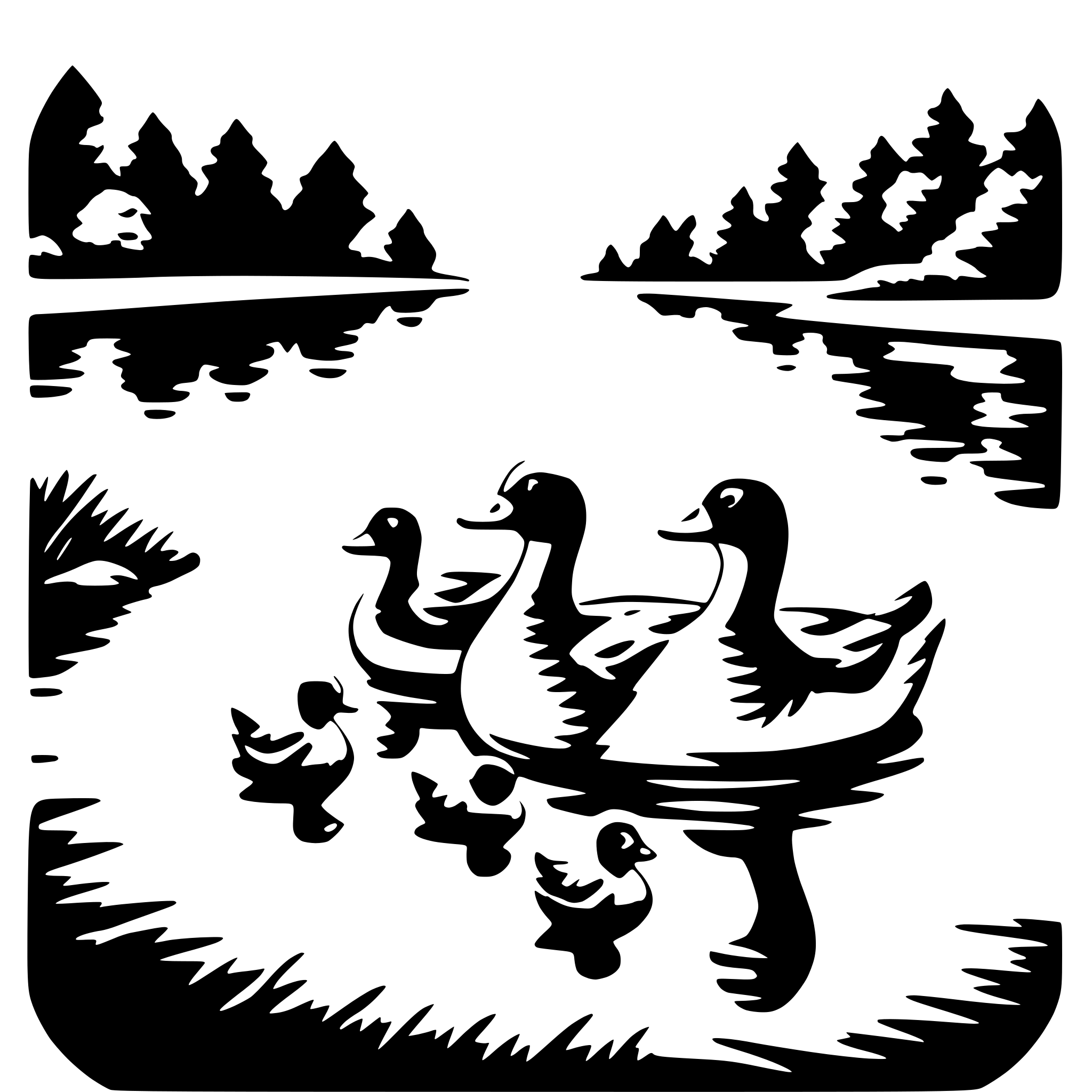 AI-generated SVG of 'lake with ducks'