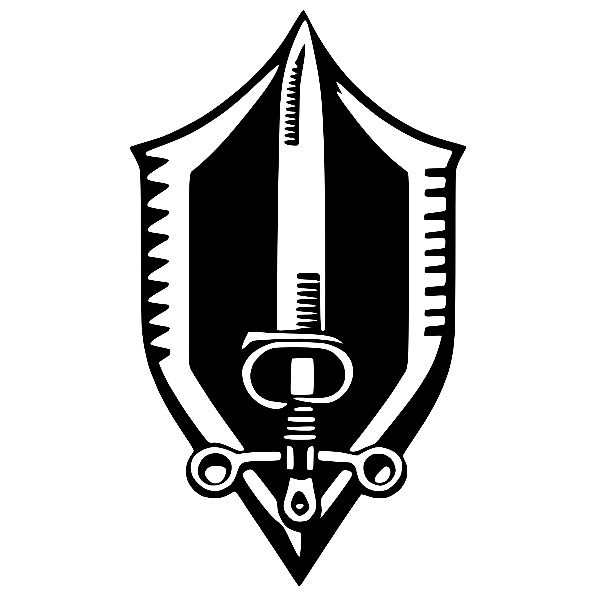 AI-generated SVG of a barbershop logo with a scissor in the middle