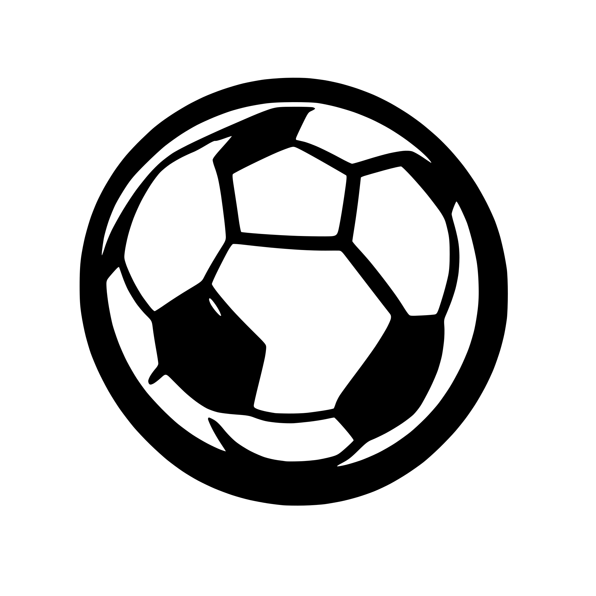 AI-generated SVG of a old leather soccer ball icon