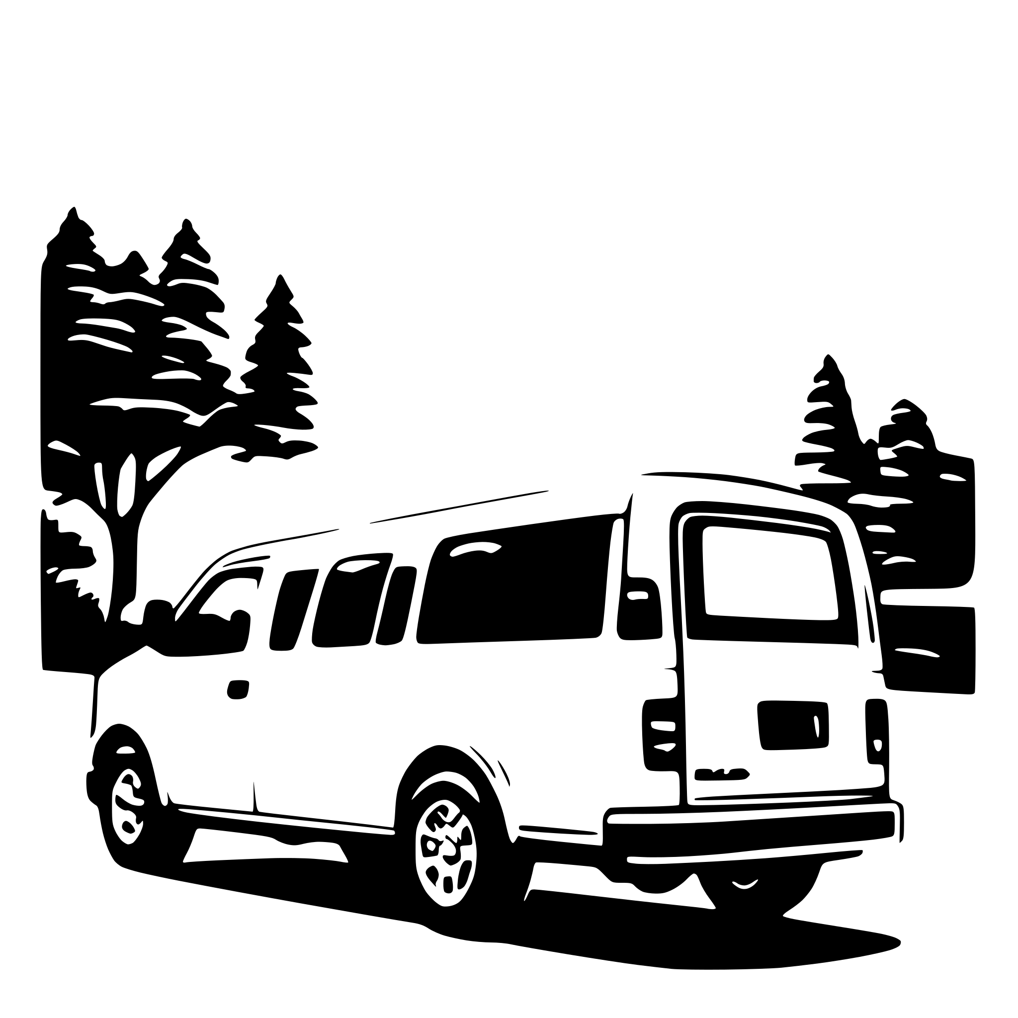 AI-generated SVG of 'GMC savana Van'