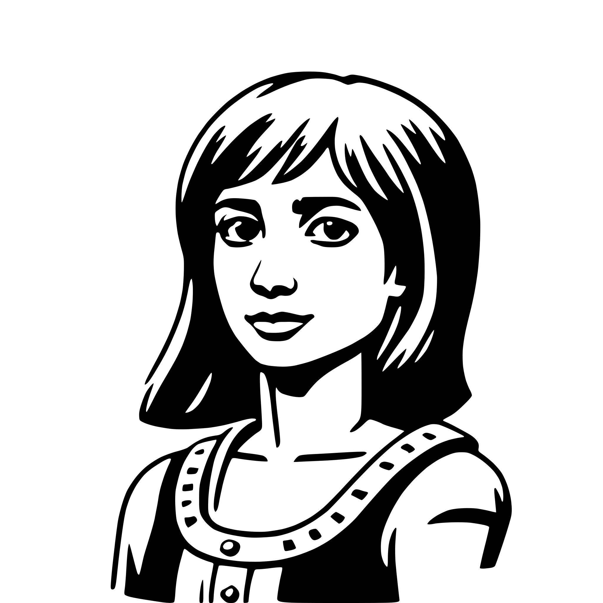 AI-generated SVG of 'ix chel'