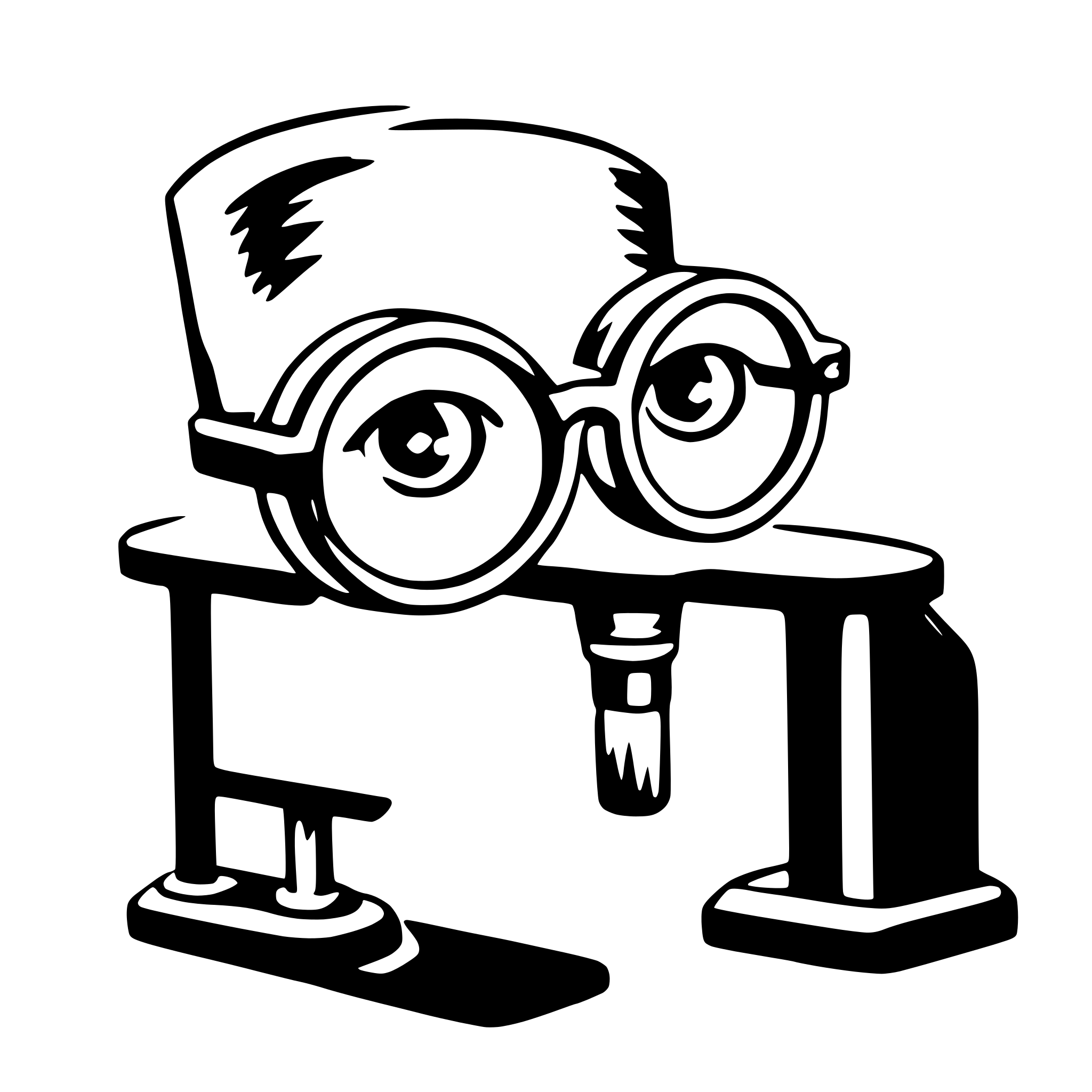 AI-generated SVG of a optician