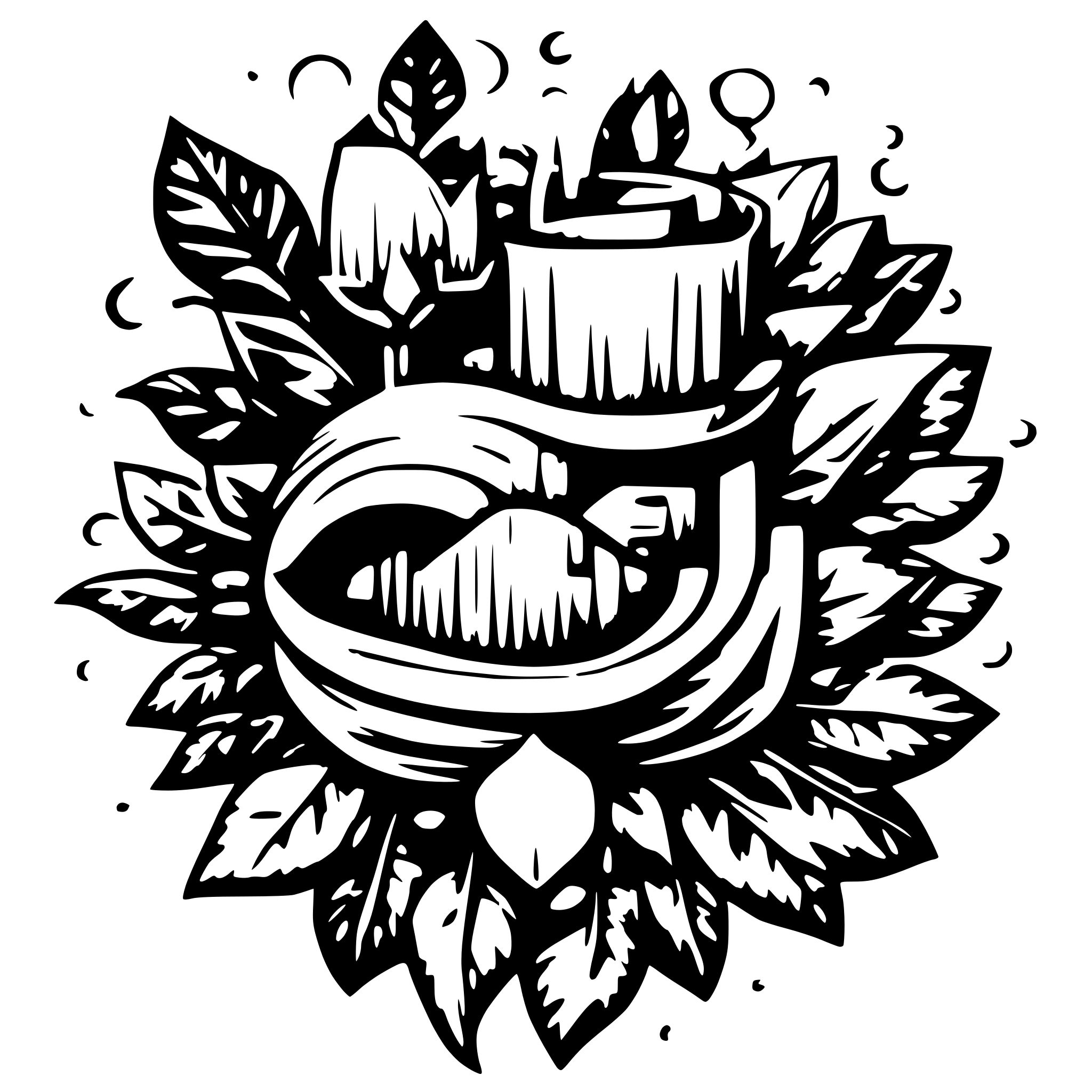 AI-generated SVG of a love