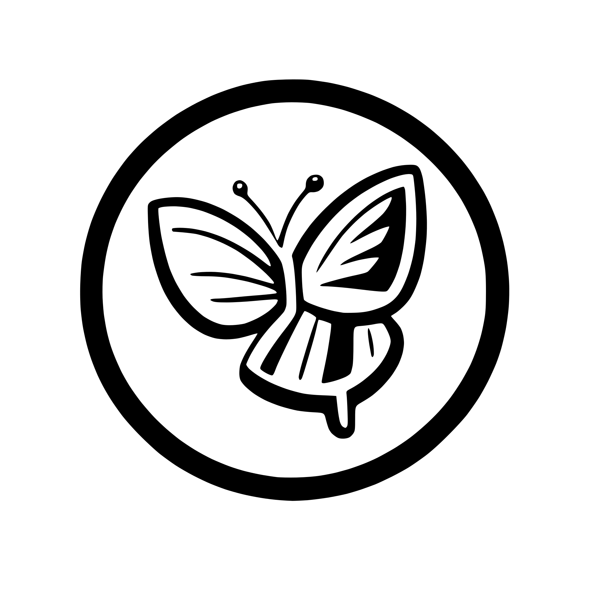 AI-generated SVG of a minimalist butterfly with curved wings