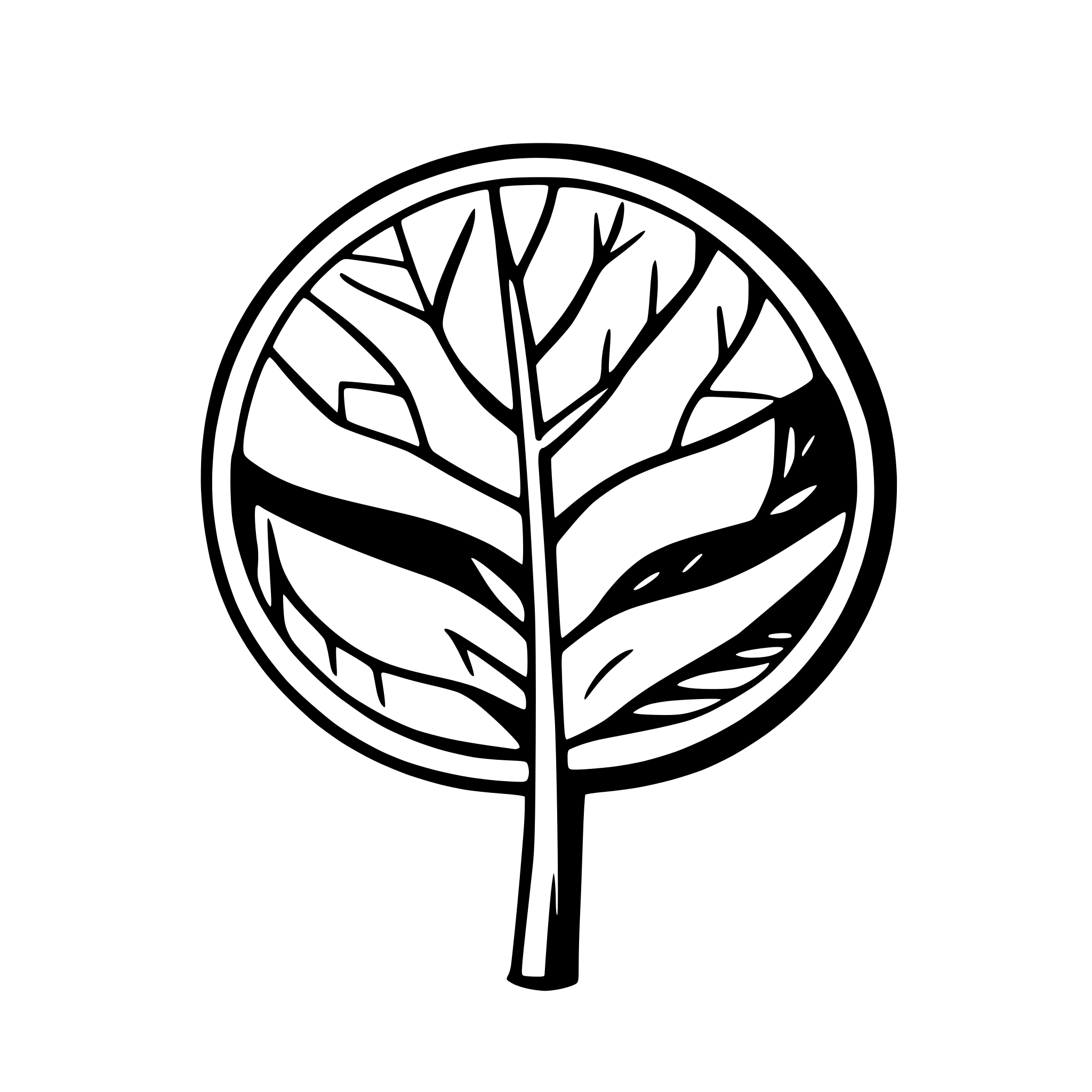 AI-generated SVG of 'half earth'