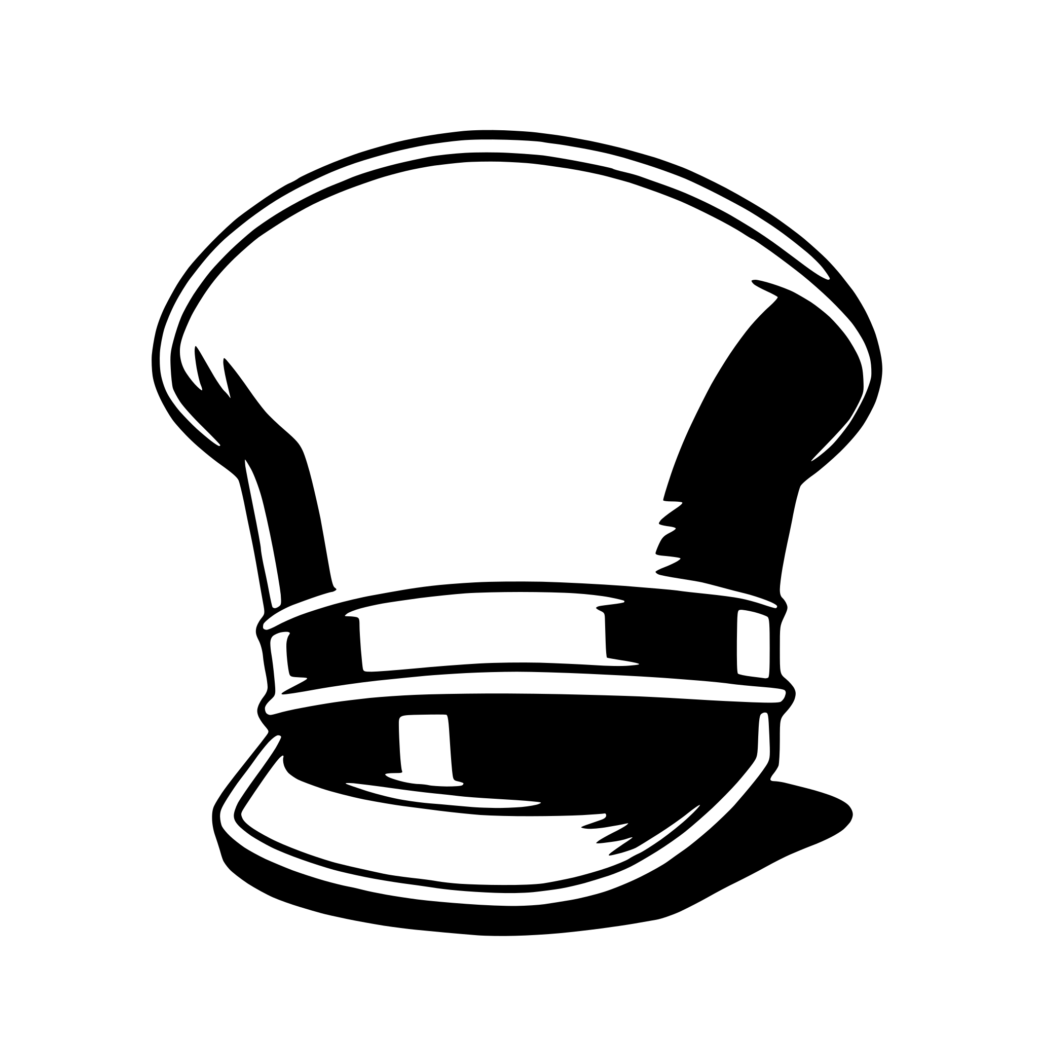 AI-generated SVG of 'cap'