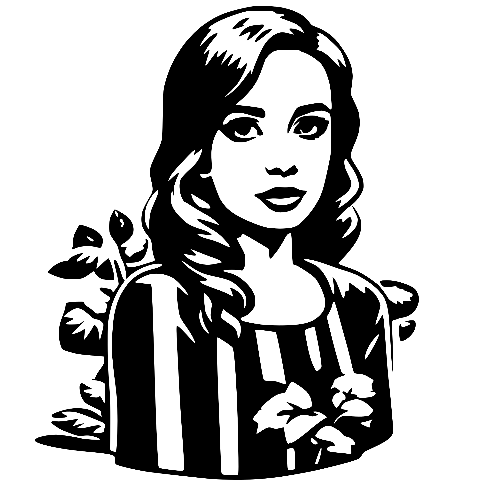 AI-generated SVG of a Melissa