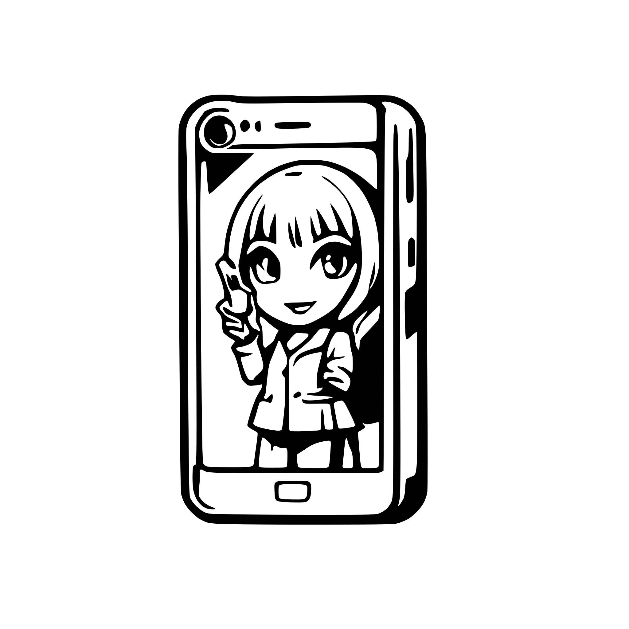 AI-generated SVG of a Logo for phone repairing shop,minimalistic,luxury,