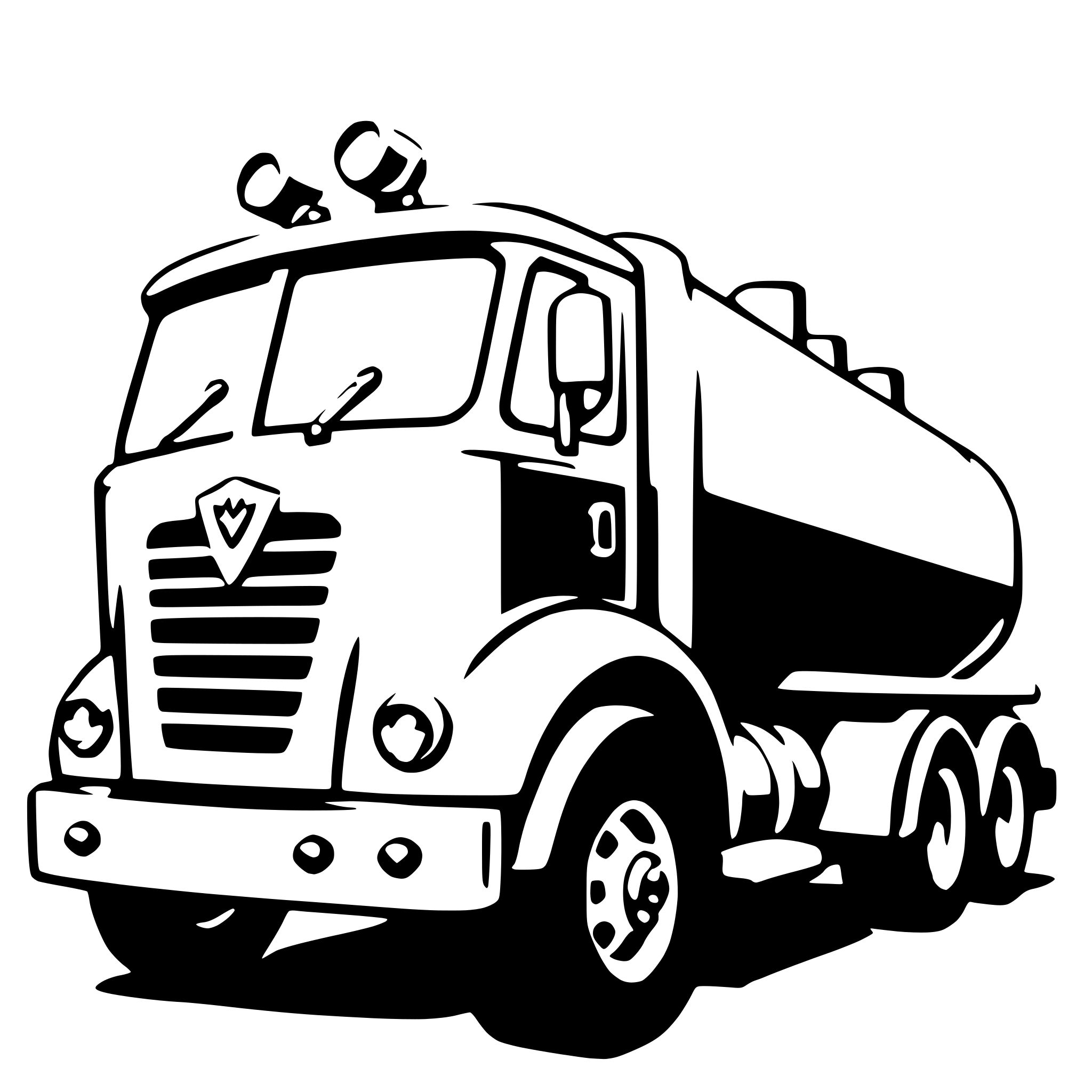 AI-generated SVG of 'tanker truck'