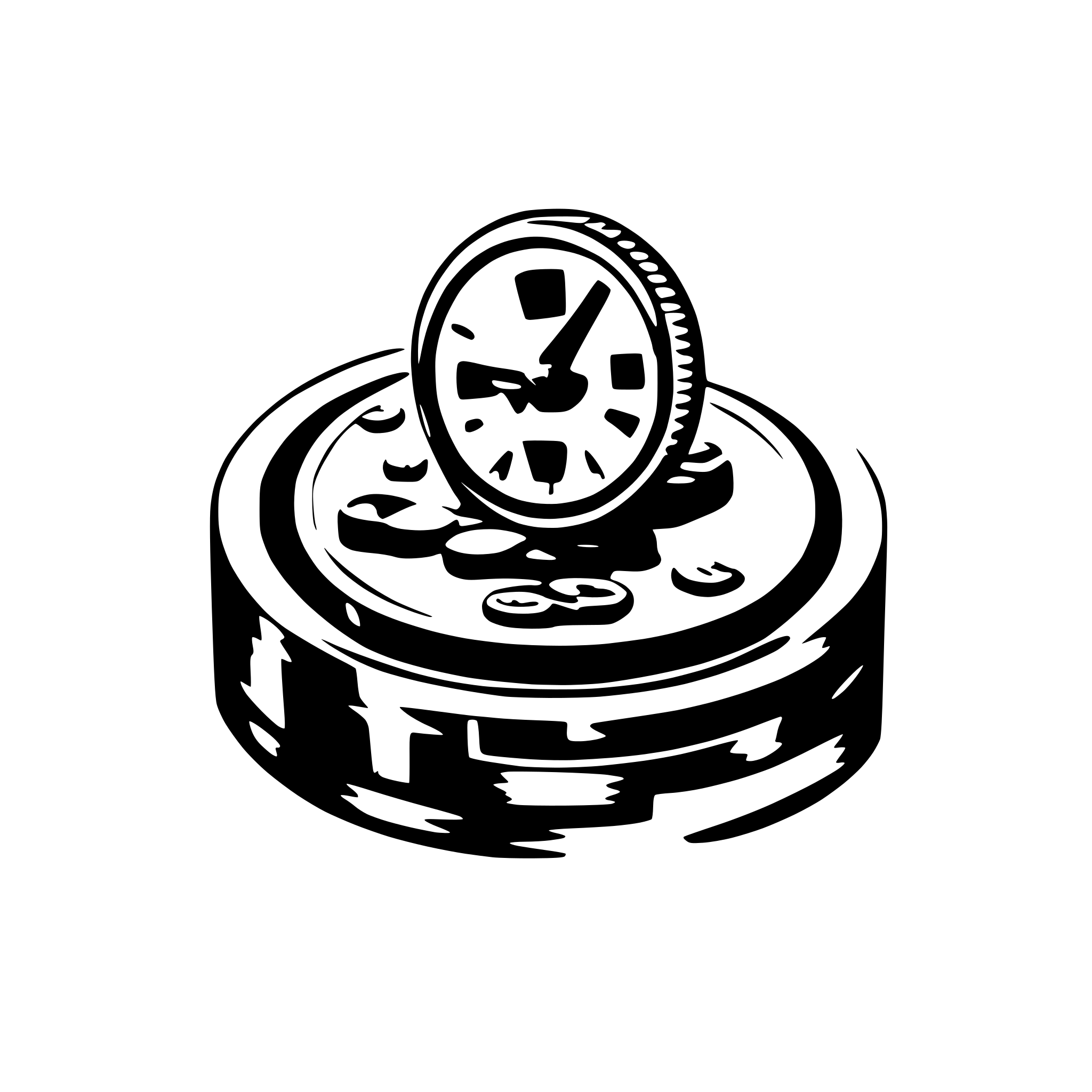 AI-generated SVG of a watch video to earn coins