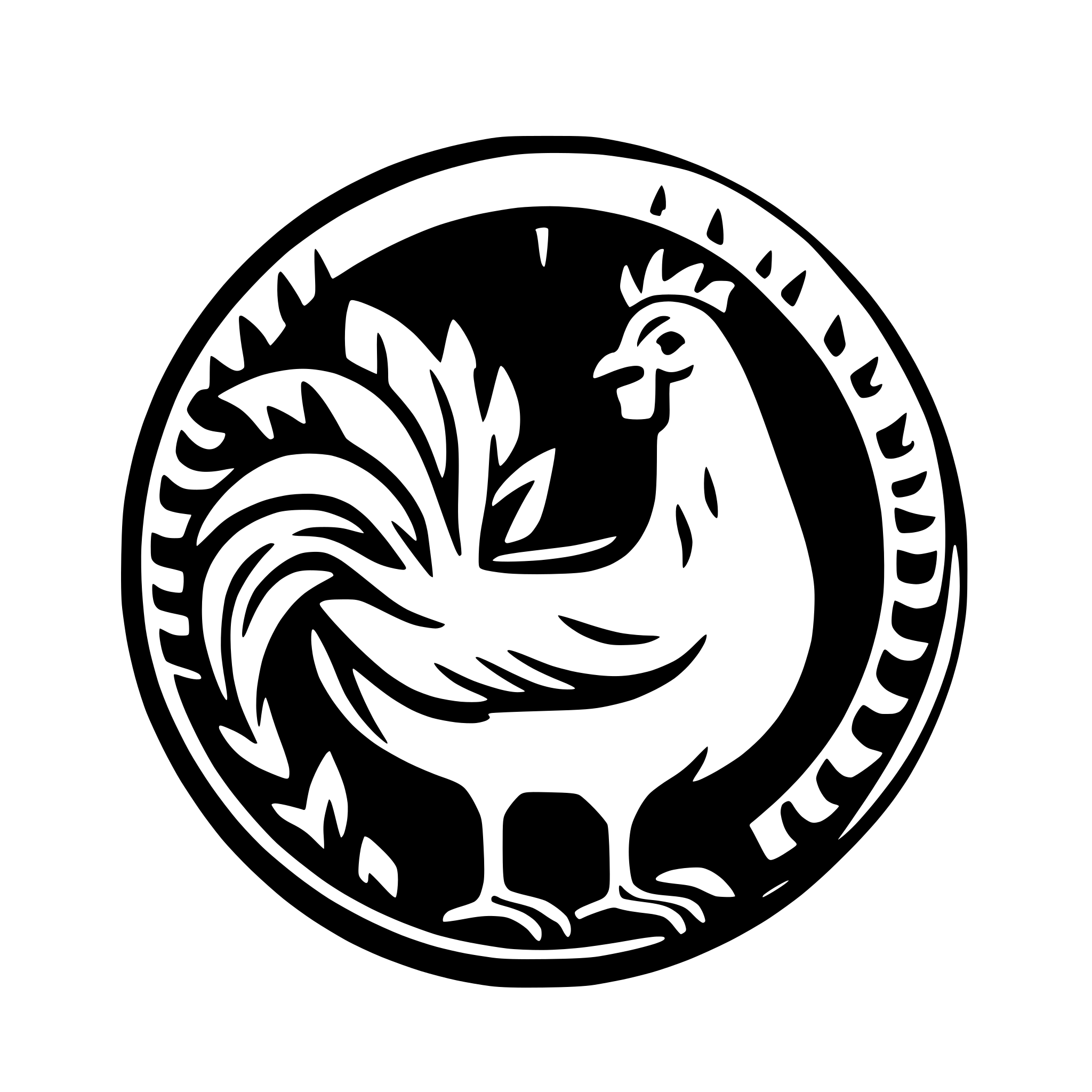 AI-generated SVG of a cock