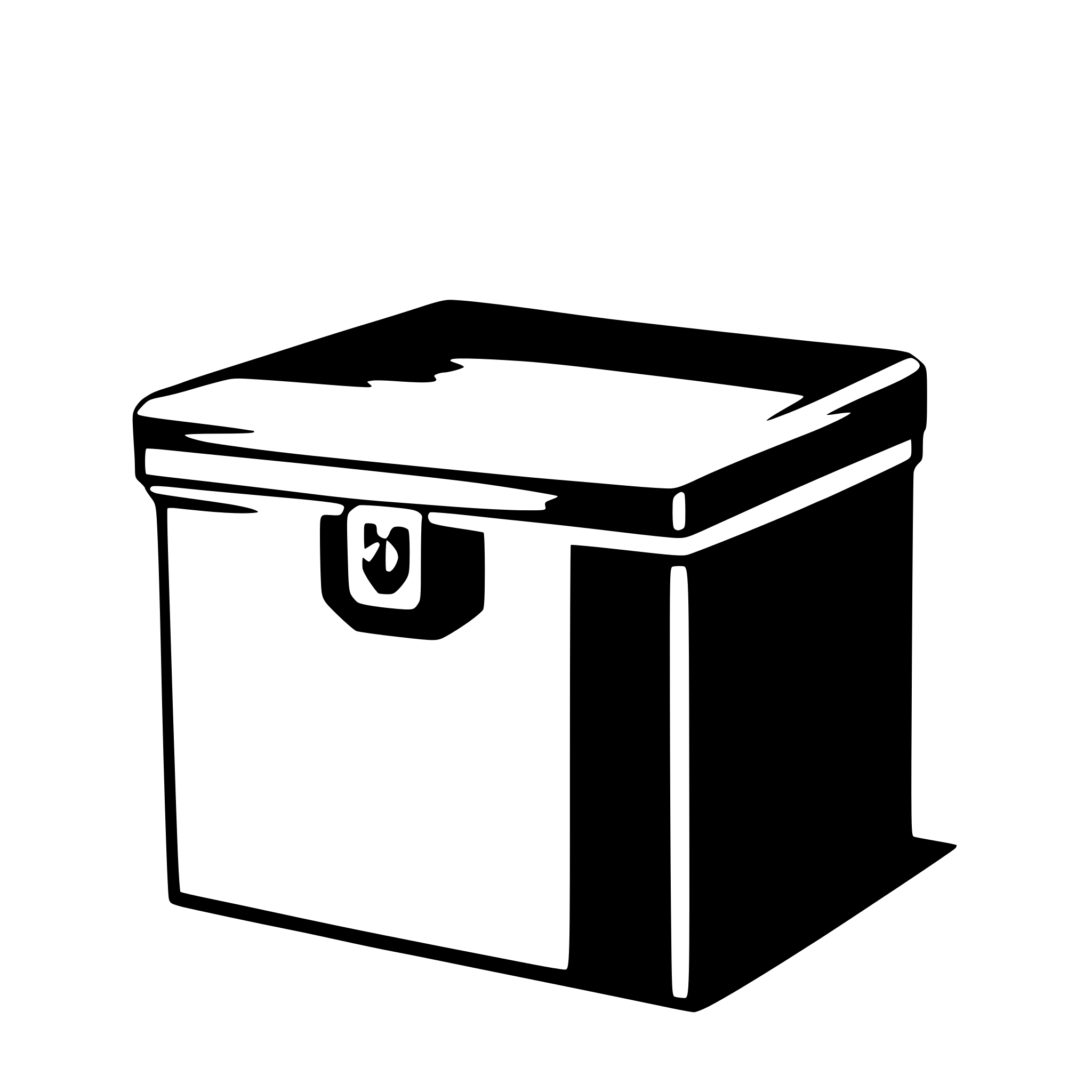 AI-generated SVG of a box