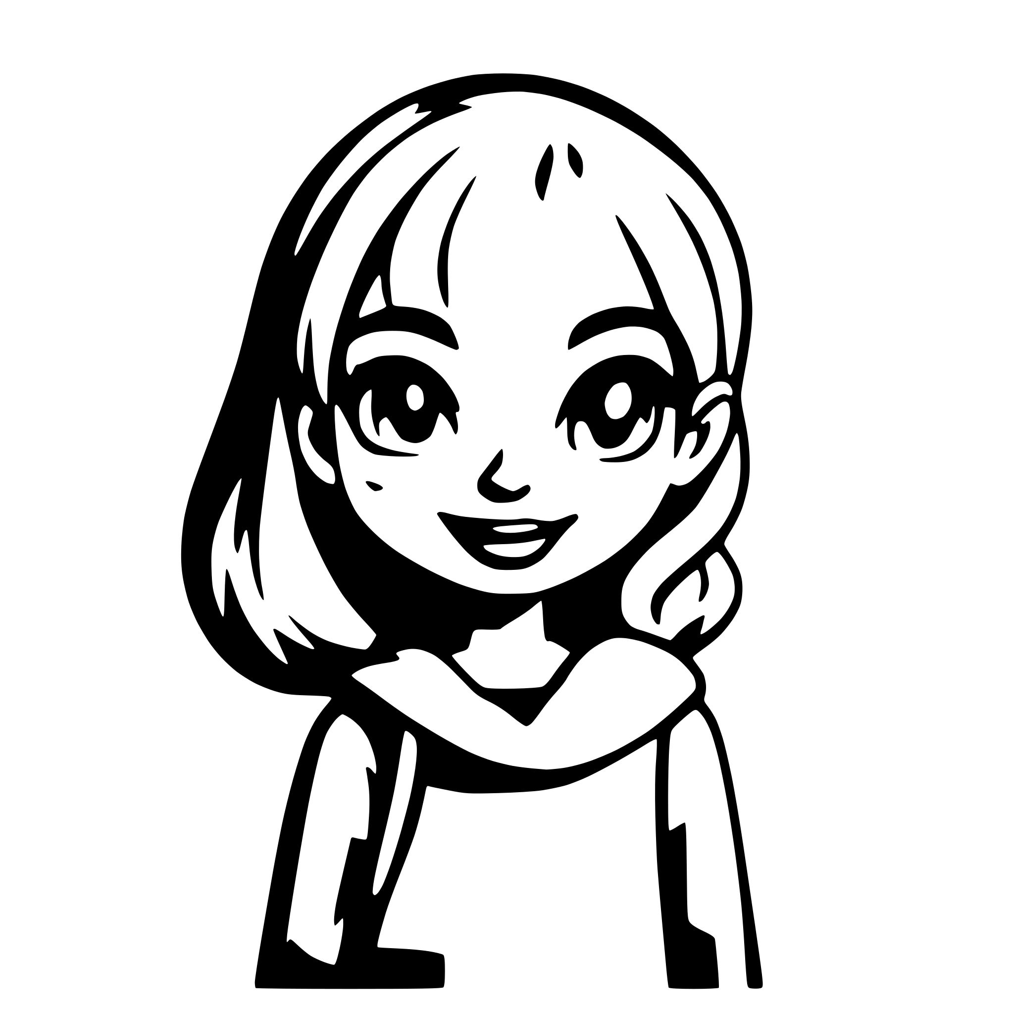 AI-generated SVG of 'soy'