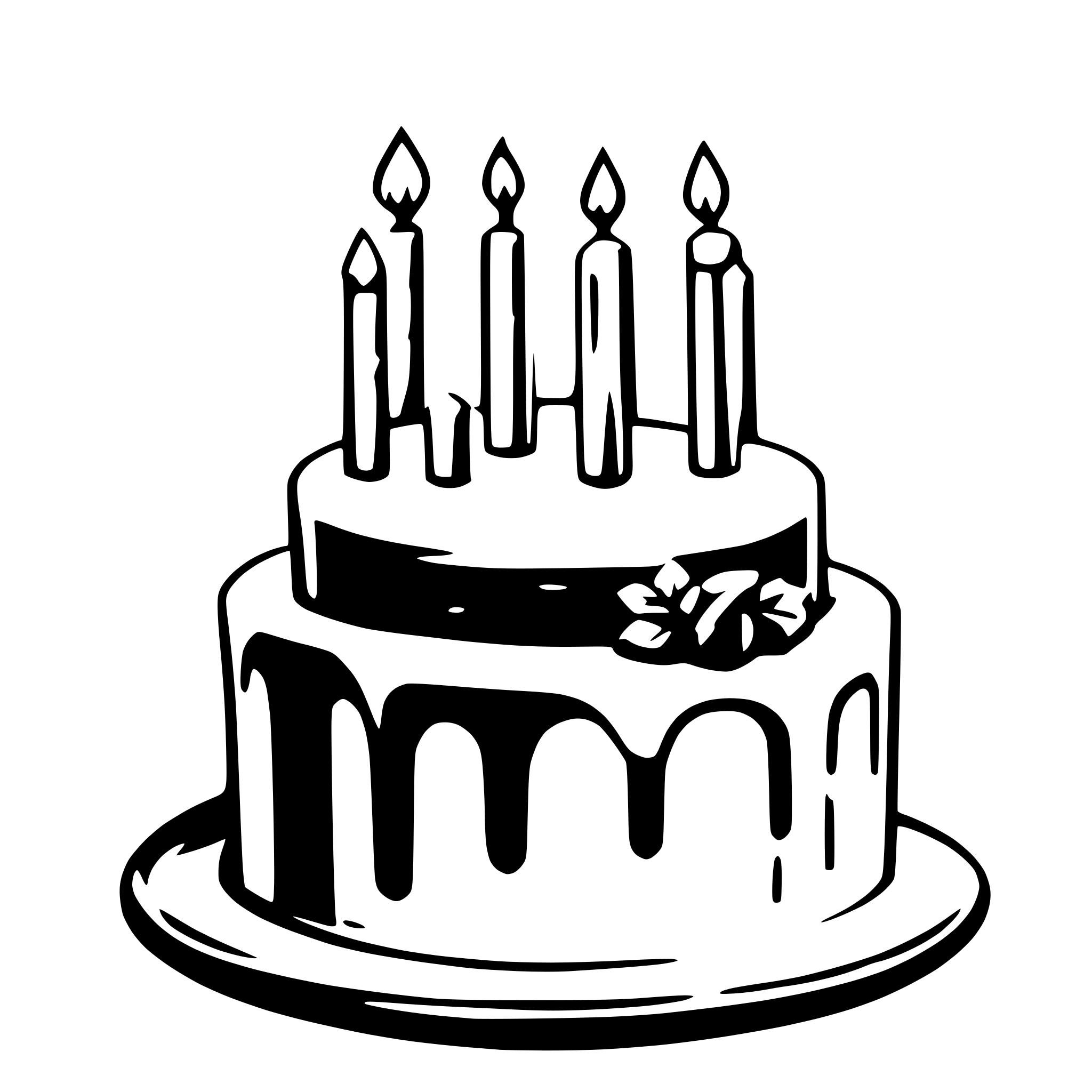 AI-generated SVG of a Happy Birthday