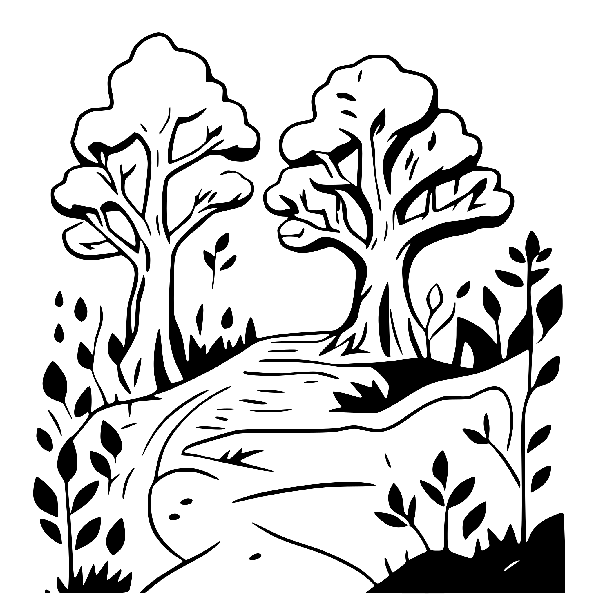 AI-generated SVG of a A simple ancient kingdom, with a forest backdrop AI-generated SVG of a A simple ancient kingdom, with a forest backdrop