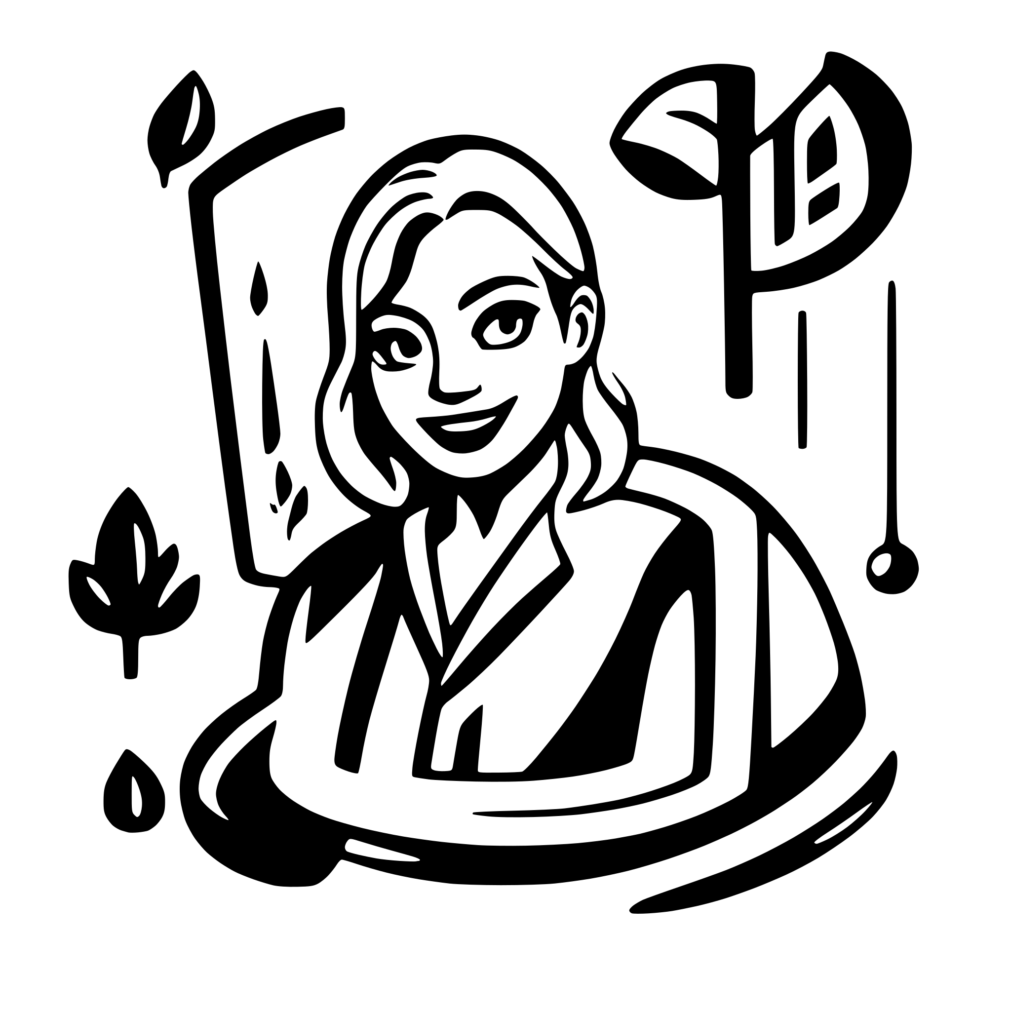 AI-generated SVG of a translation platform website logo without text