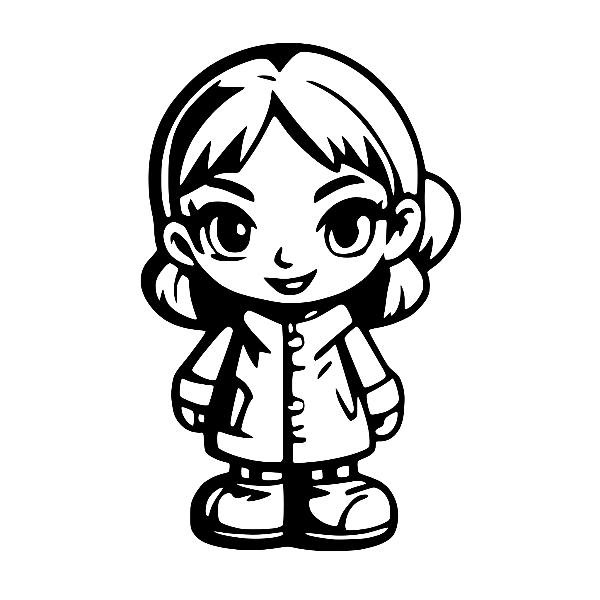AI-generated SVG of a poddle