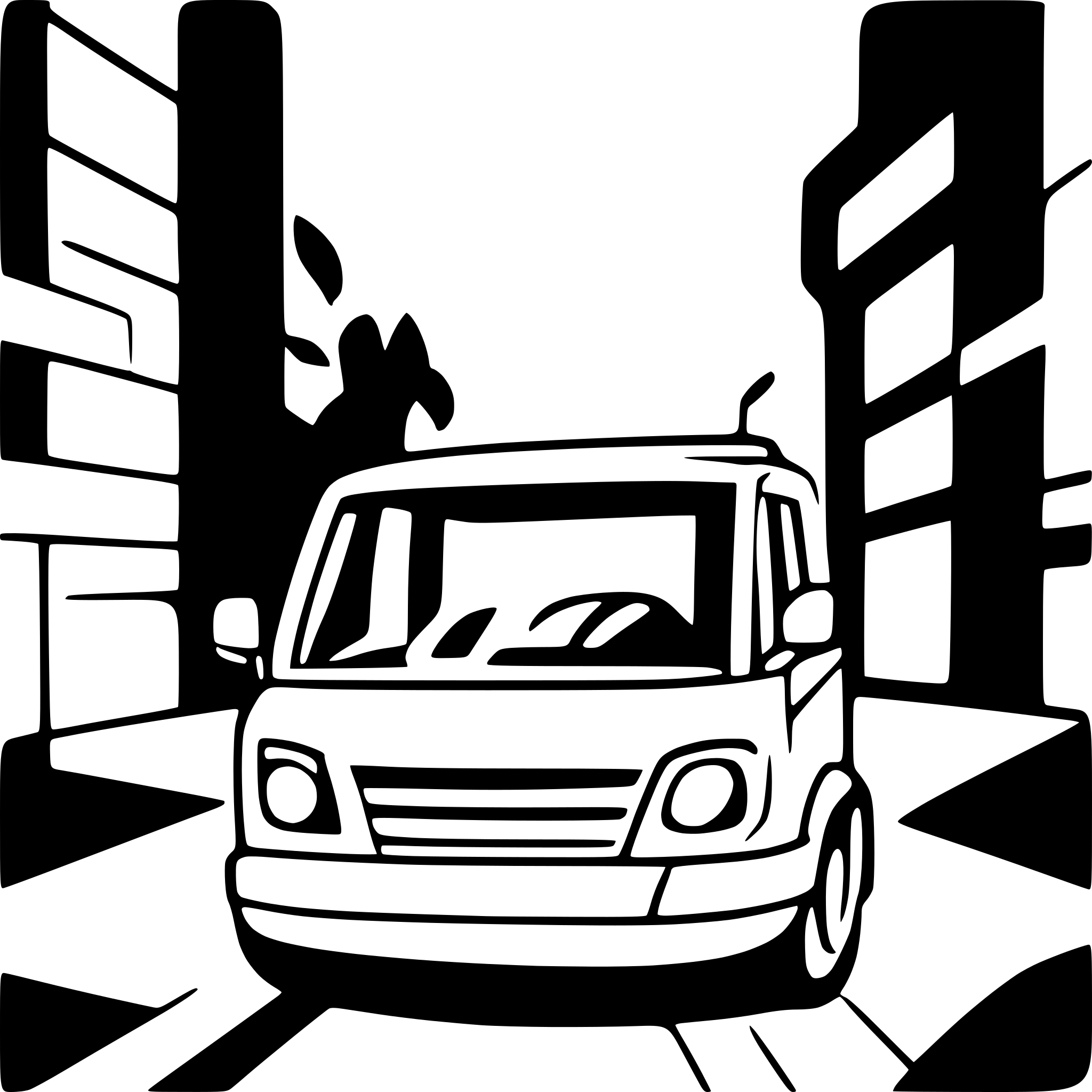 AI-generated SVG of a minimal material-like vehicle