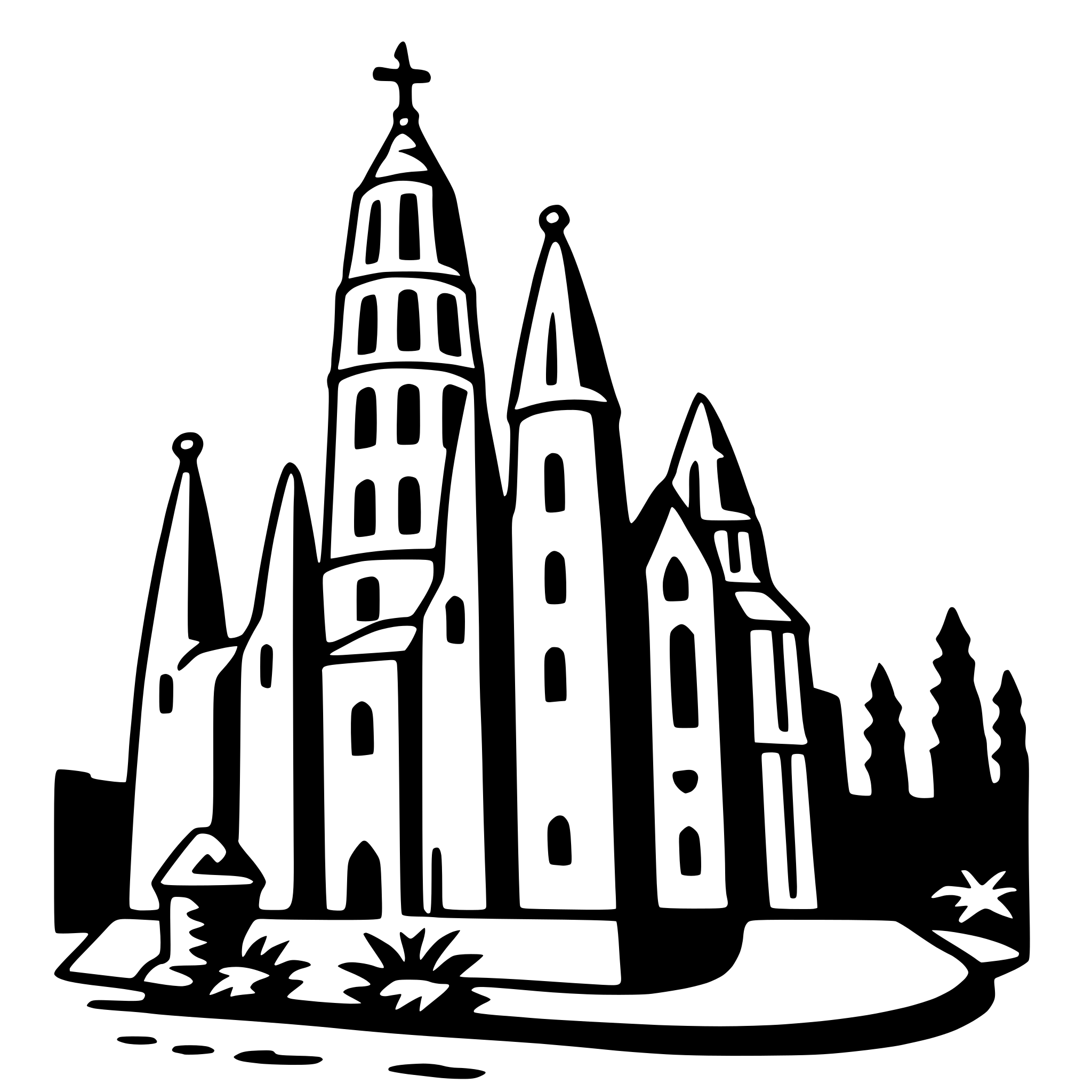 AI-generated SVG of 'sagrada familia'